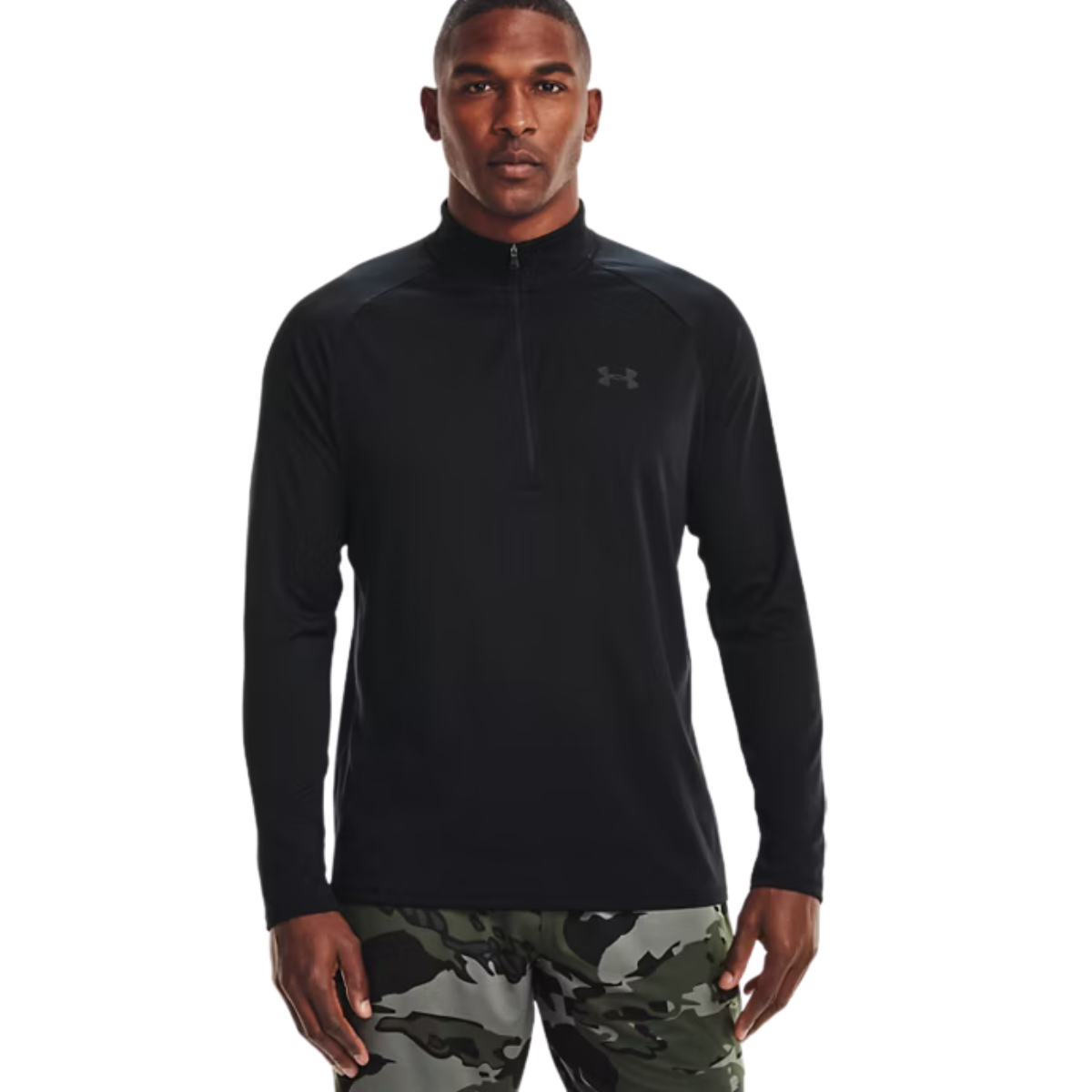 Under Armour Chandail À Manches Longues 1/2 Zip Tech - Homme
