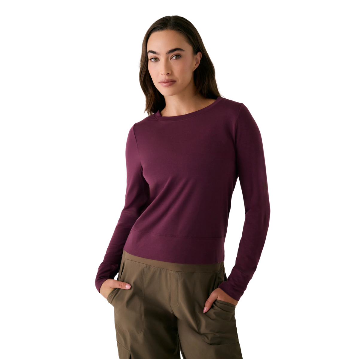 lsw4589
Lolë Chandail À Manches Longues Dynamic - Femme - DARK CHERRY