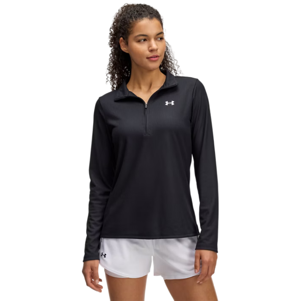 Under Armour Chandail À Manches Longues Tech Rib 1/2 Zip - Femme