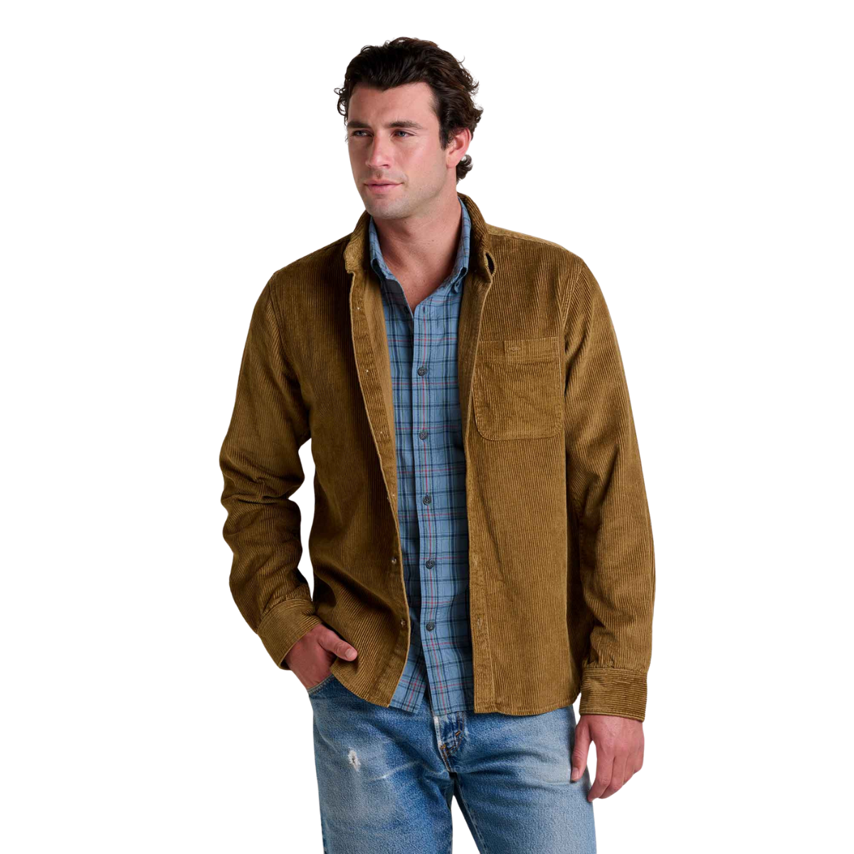 t2000015
TOAD&CO Chemise À Manches Longues Cascadia - Homme - HONEY BROWN