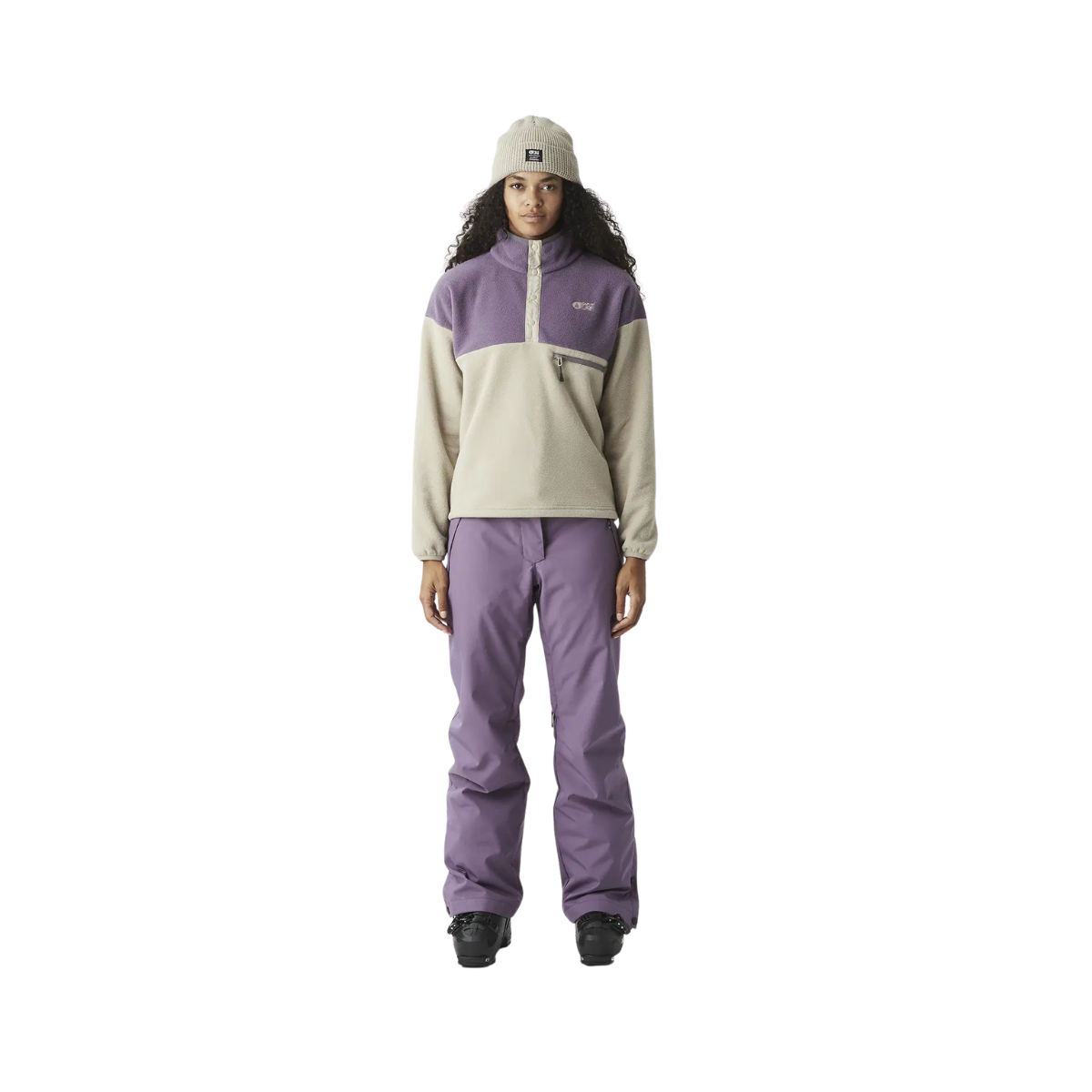 swt0182
Picture Chandail À Manches Longues Arcca 1/4 Fleece - Femme - PURE CASHMERE