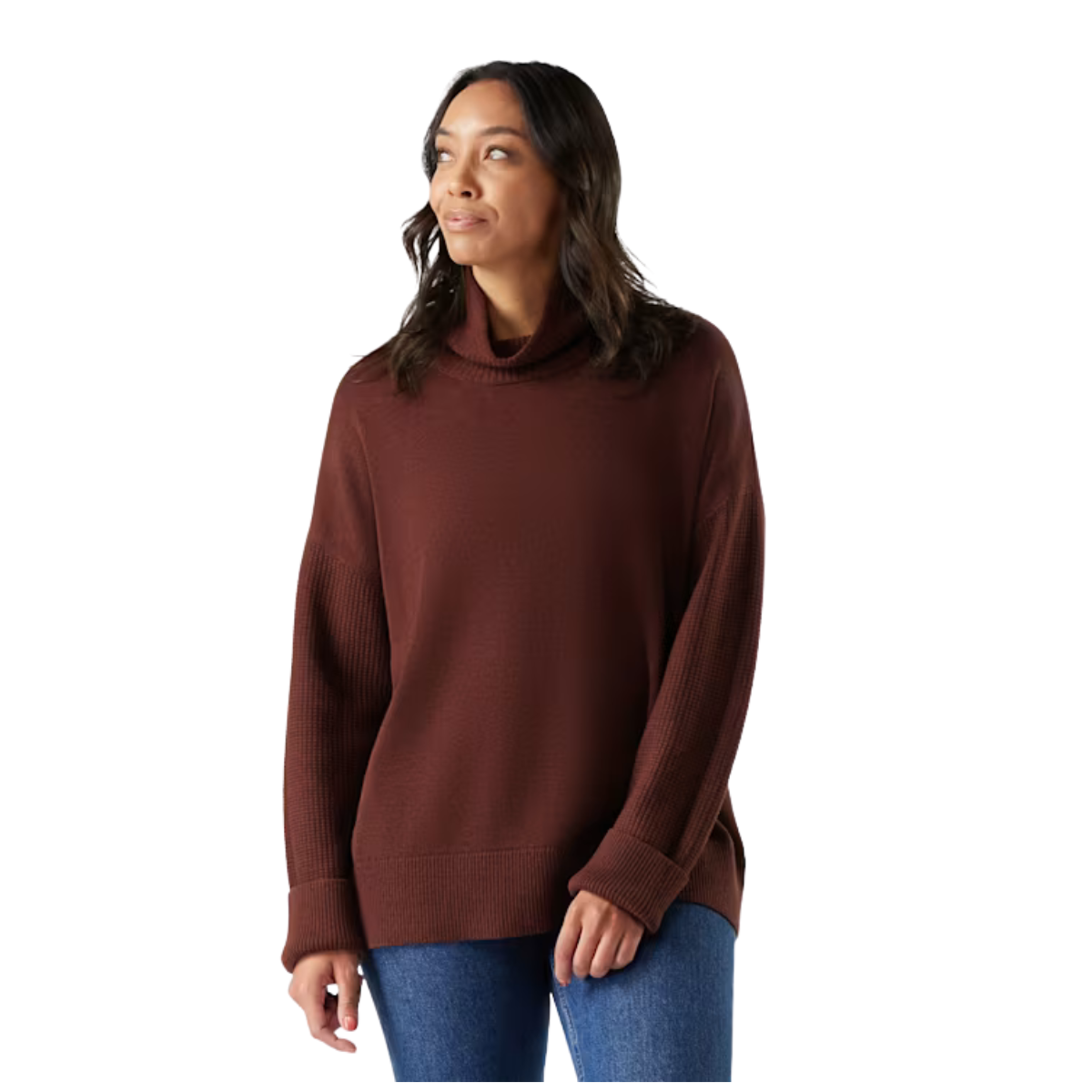 sw002949
Smartwool Chandail Edgewood Cowl Neck - Femme - PECAN BROWN/MINK