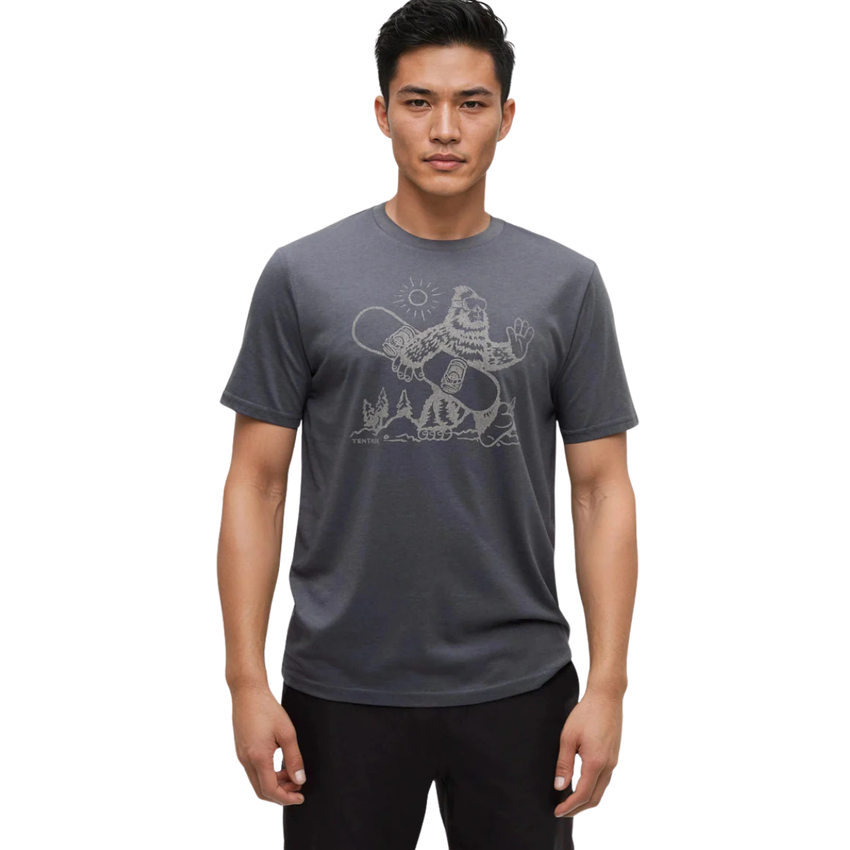Tentree T-Shirt Sasquatch Sends It - Homme
