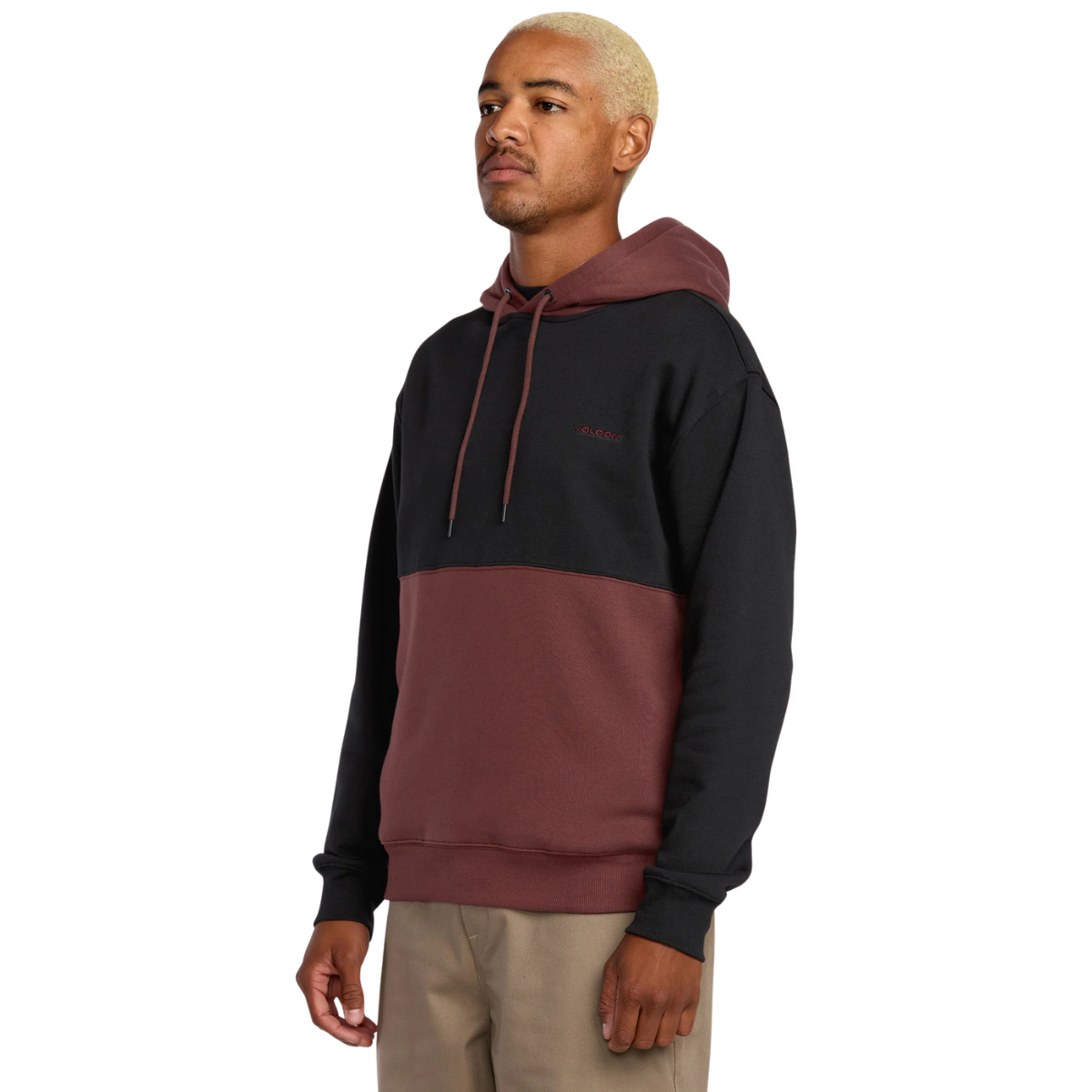 a4132402
Volcom Chandail À Capuchon Divided - Homme - MERLOT
