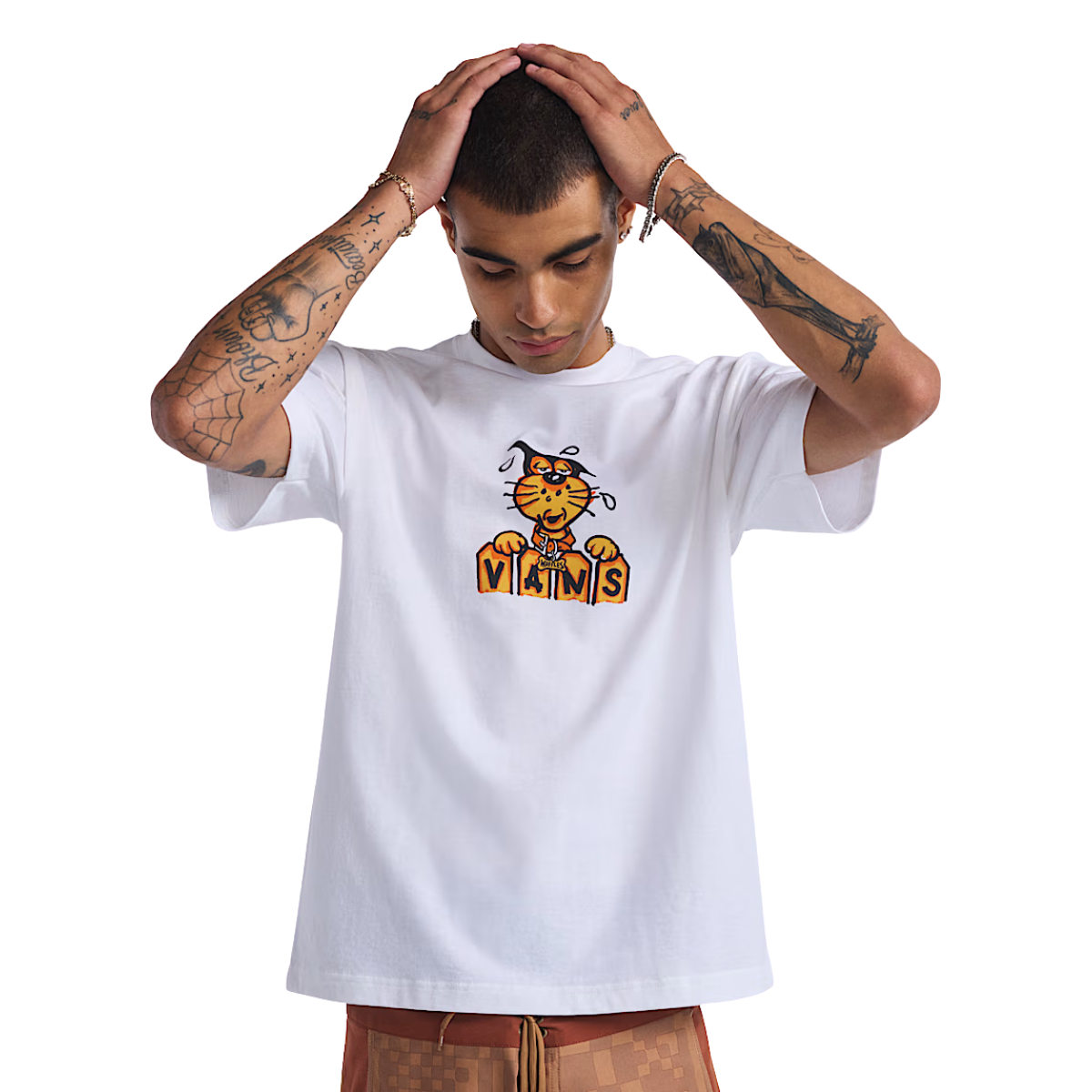vn000pba
Vans T-Shirt Waffles the Dog - Homme - BLANC