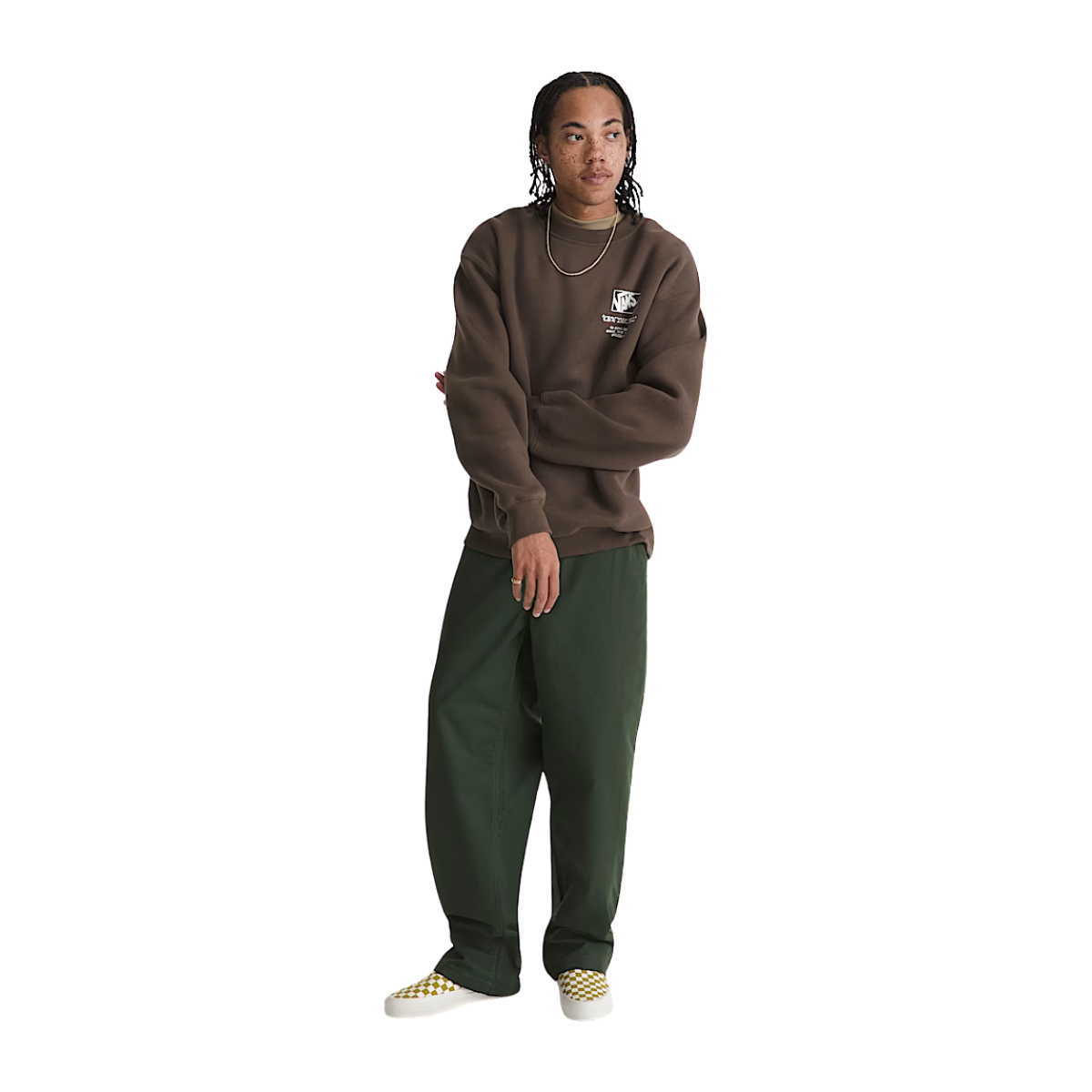 vn000p8e
Vans Chandail Circle Bones Formula Crew - Homme - COAL BROWN