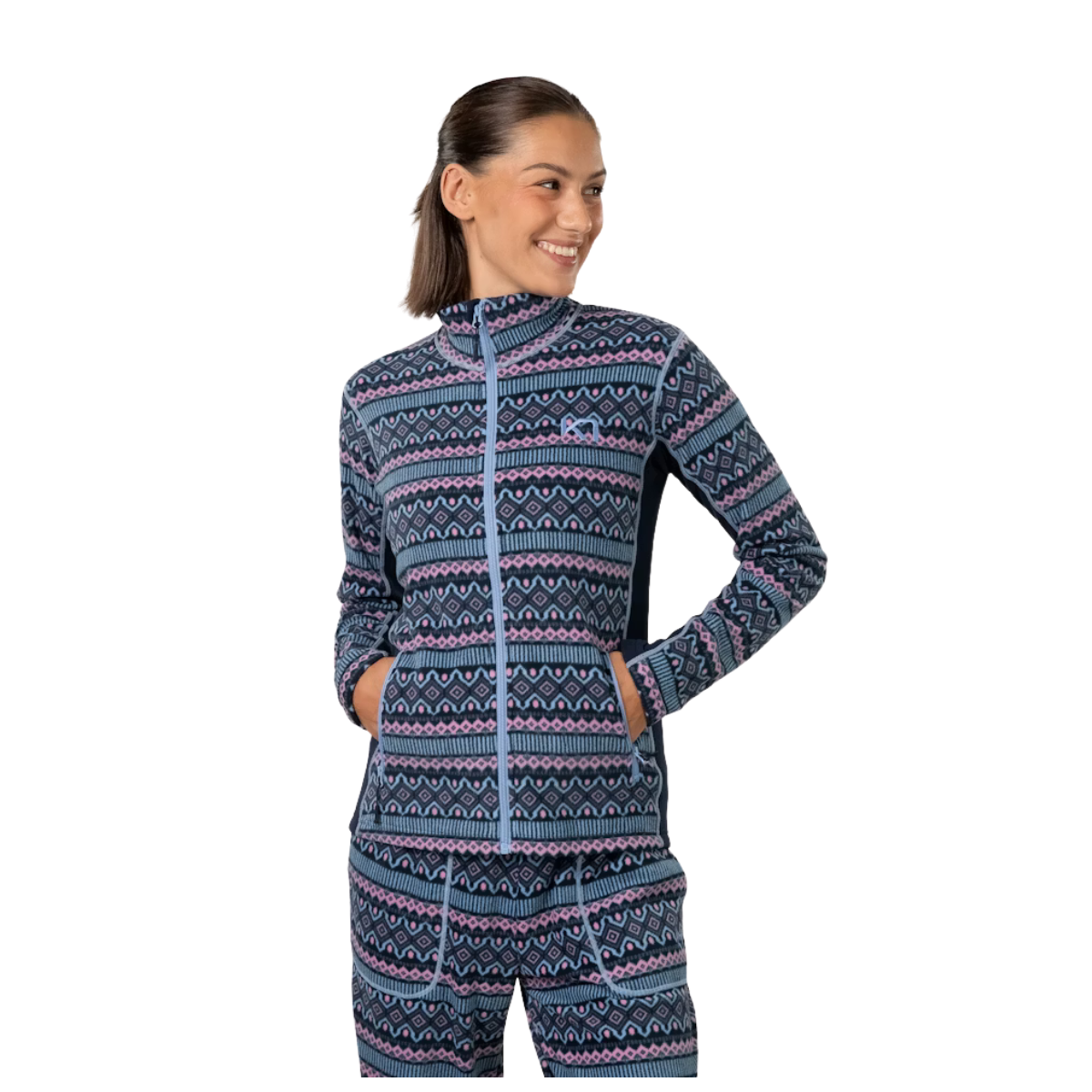 622903
Kari Traa Chandail À Manches Longues Full Zip Olga Fleece - Femme - DARK NAVY BLUE