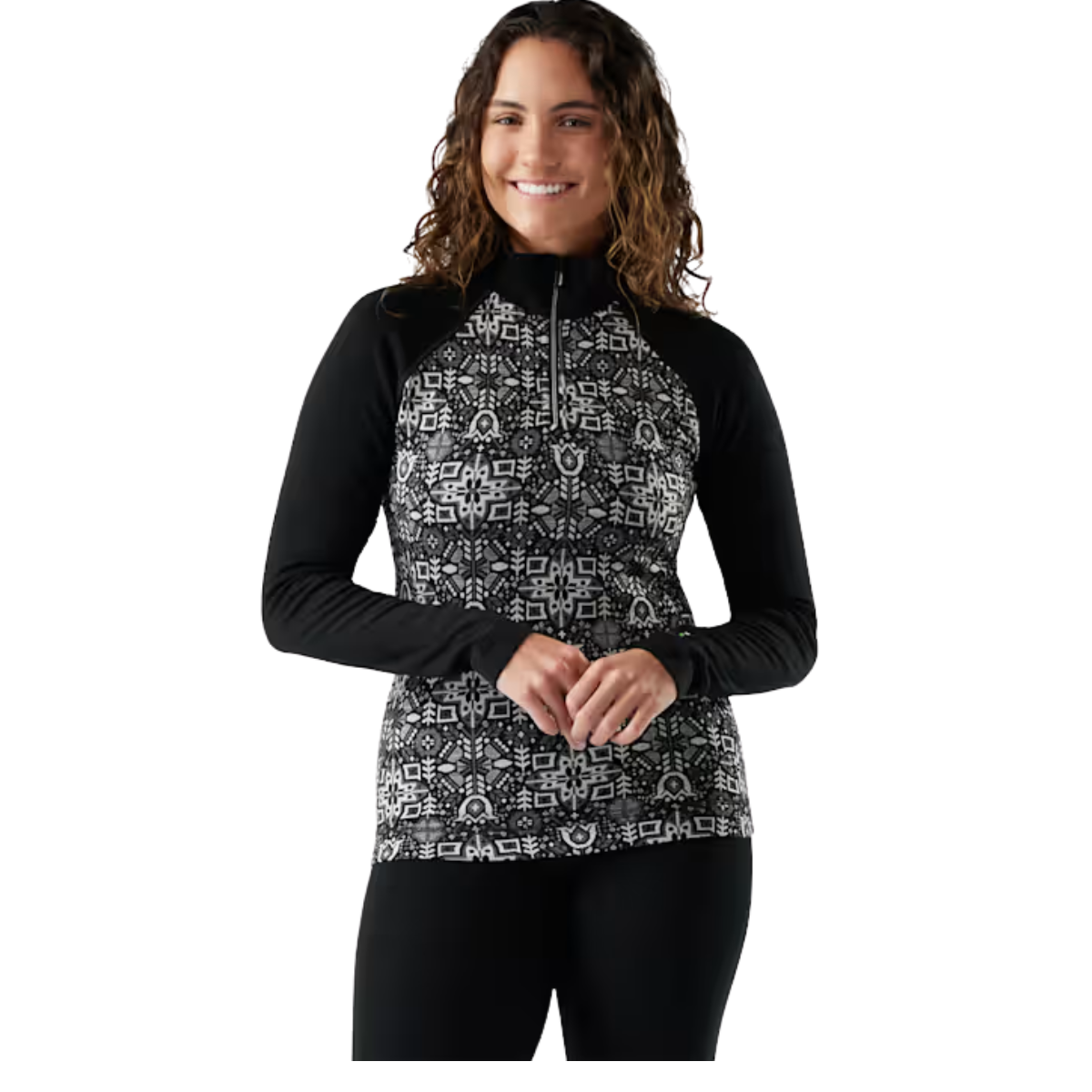 Smartwool Chandail À Manches Longues Classic Thermal Merino Base Layer 1/4 Zip - Femme