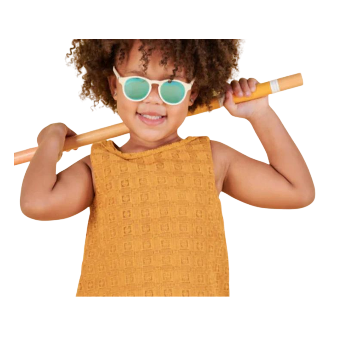 Babiators Lunettes De Soleil 3-5 Ans - Enfant 0-key-014-m - SWEET CREAM/TURQUOISE MIRROR LENSES
