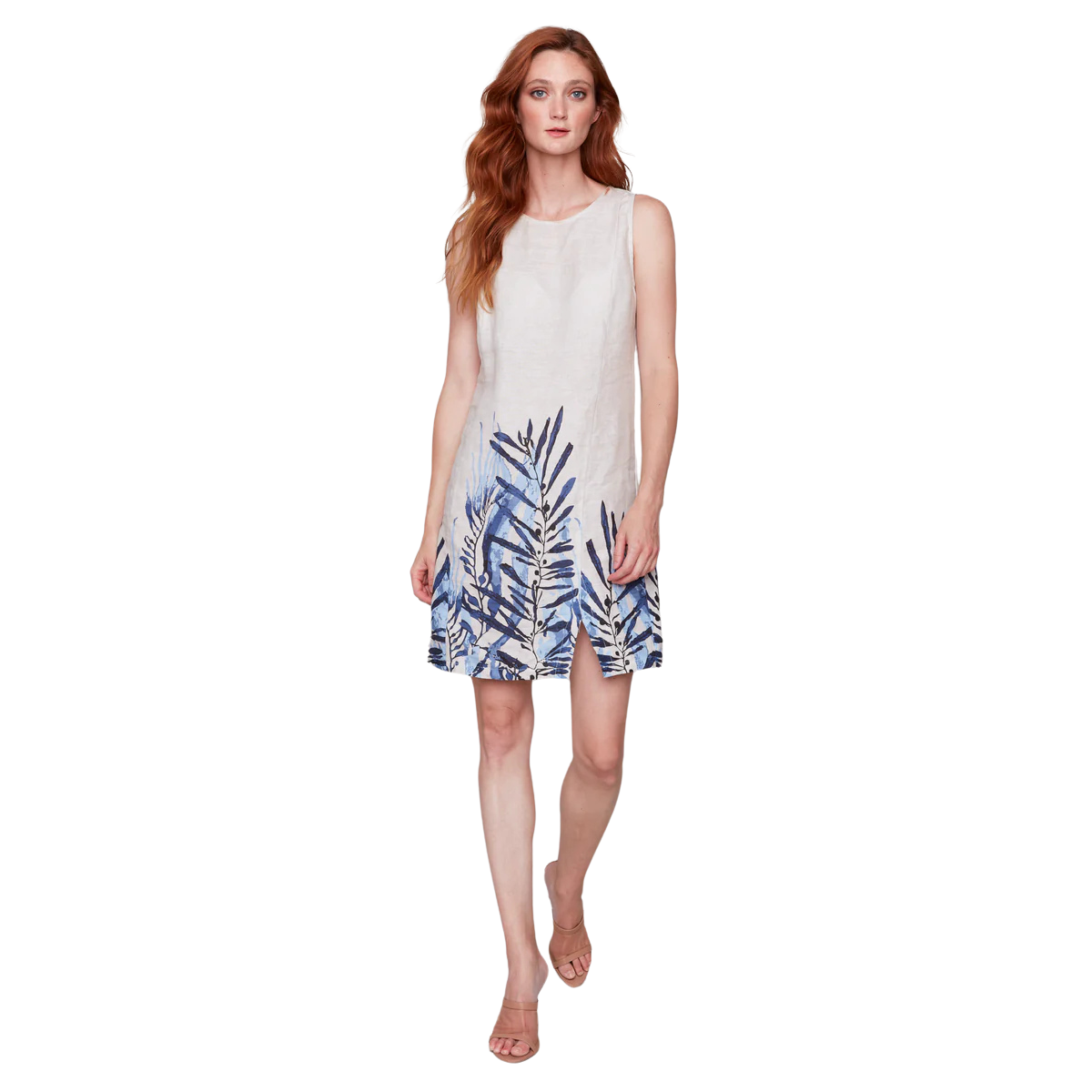 c3204b
Charlie B Robe Printed Sleeveless Crew Neck - Femme - PALMIER