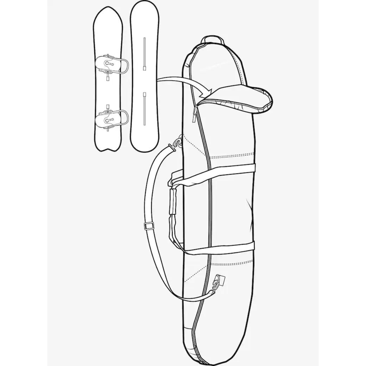 Burton Sac Pour Planche À Neige Space Sack