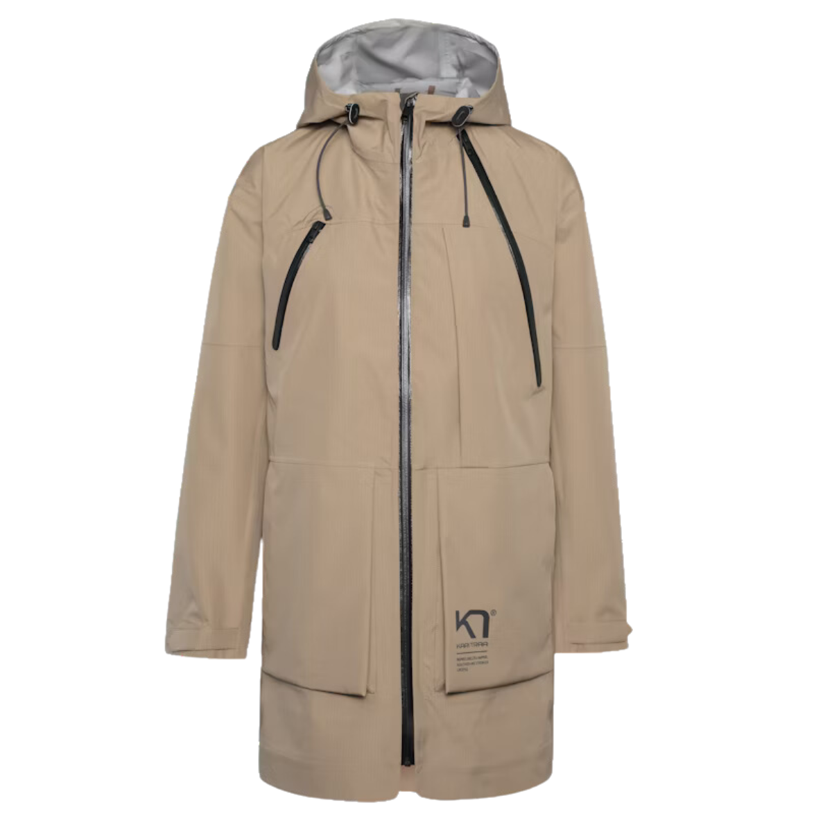 Kari Traa Manteau Imperméable Herre - Femme 622852 - MIDTONE SAND GREY