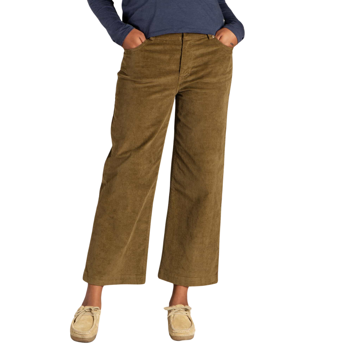 Toad&Co Pantalon Karuna Cord Wide Leg - Femme t1441102 - BRUN