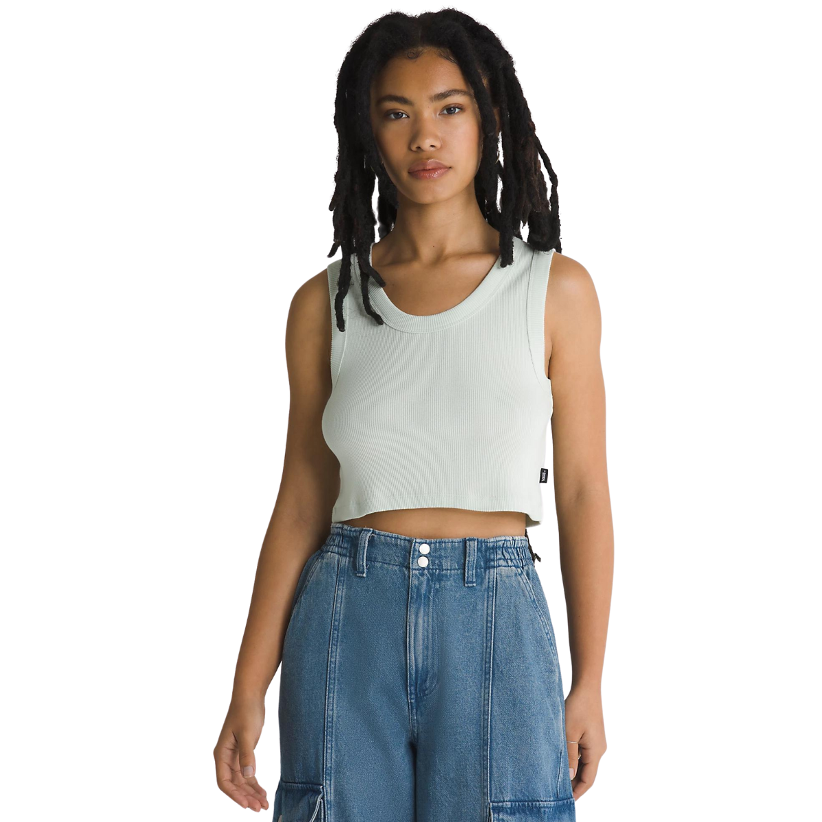 Vans Camisole Drew Rib Tank Top - Femme vn000g3j - AQUA PALE