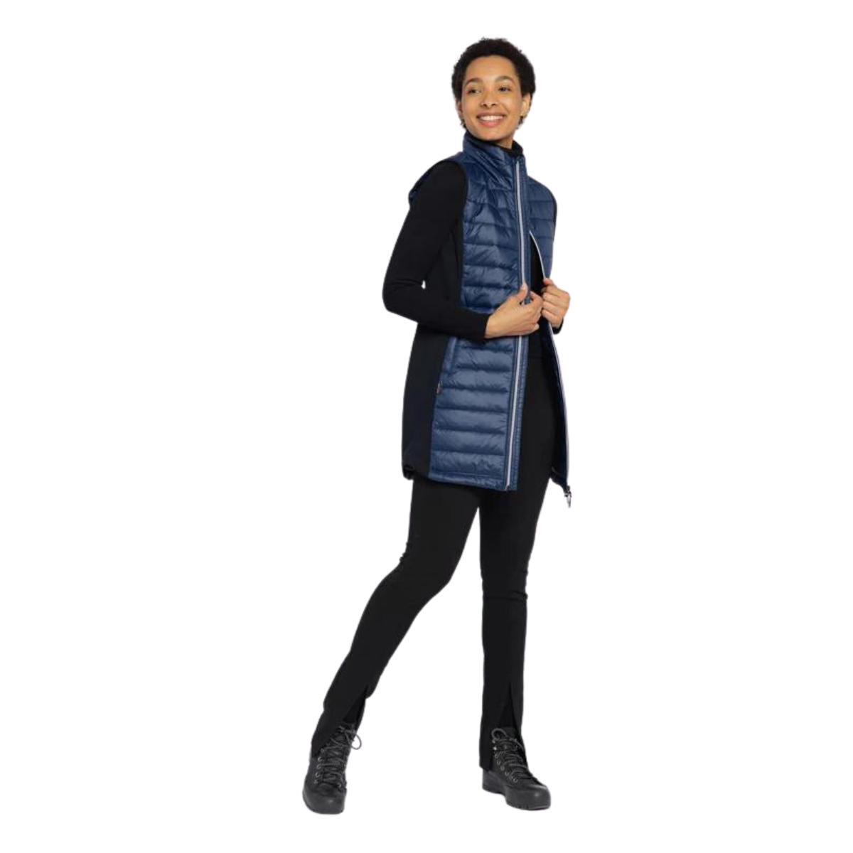 Ohsho Veste Longue Sans Manches Liana - Femme oh23102 marine