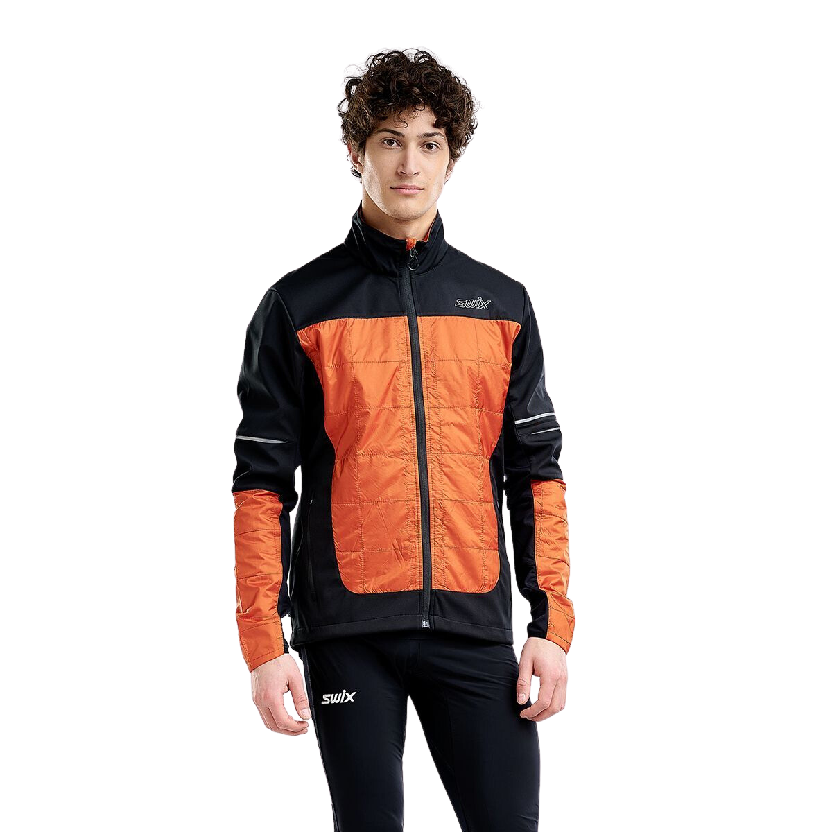 Swix Veste De Ski De Fond Novado Hybrid - Homme sw222321 burnt orange