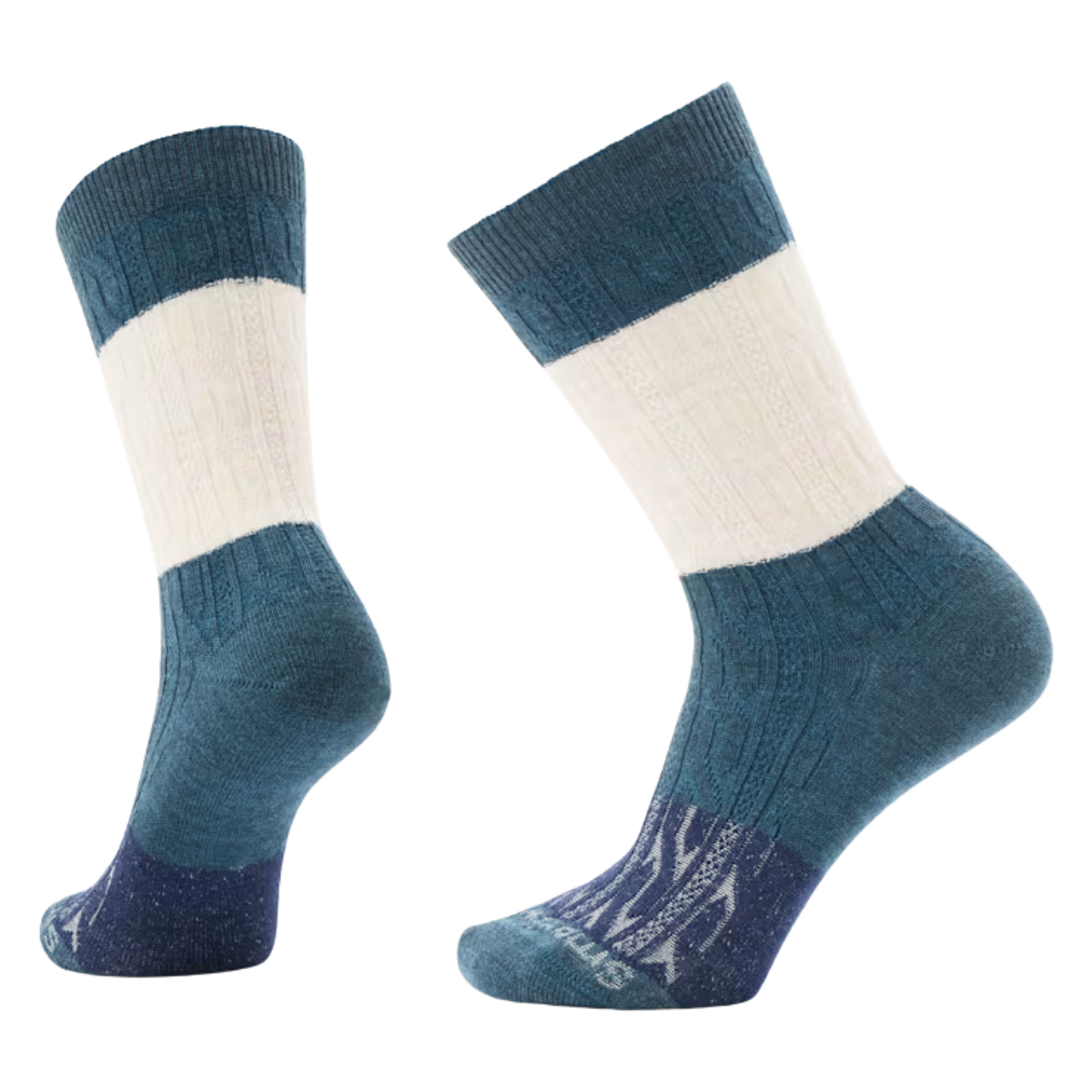 sw001832
Smartwool Bas Everyday Color Block Cable Crew - Unisexe - TWILIGHT BLUE-MOONBEAM