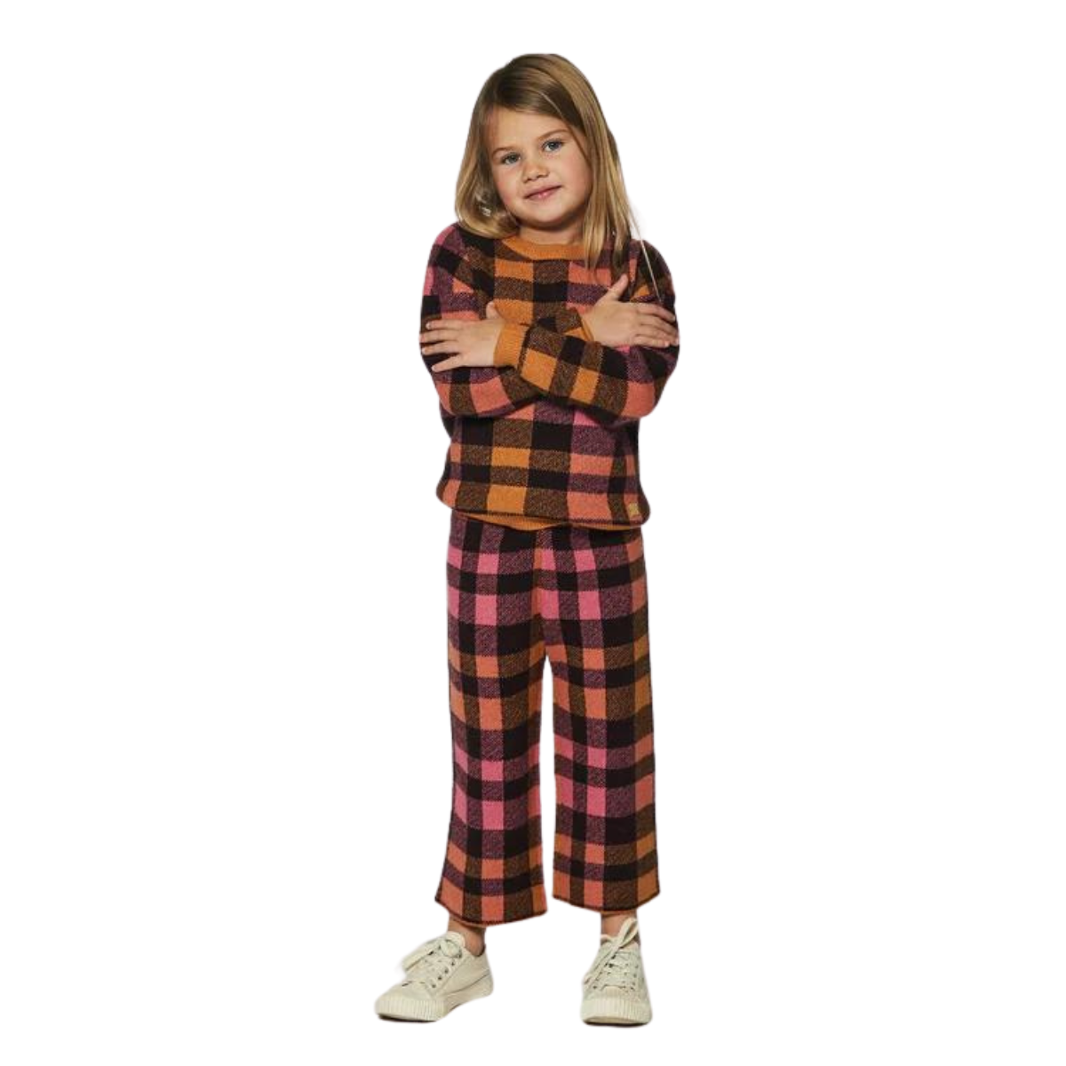 g20ht70
Deux Par Deux Chandail À Manches Longues Knit Plaid 3-6 Ans - Enfant - PLAID PINK & BROWN