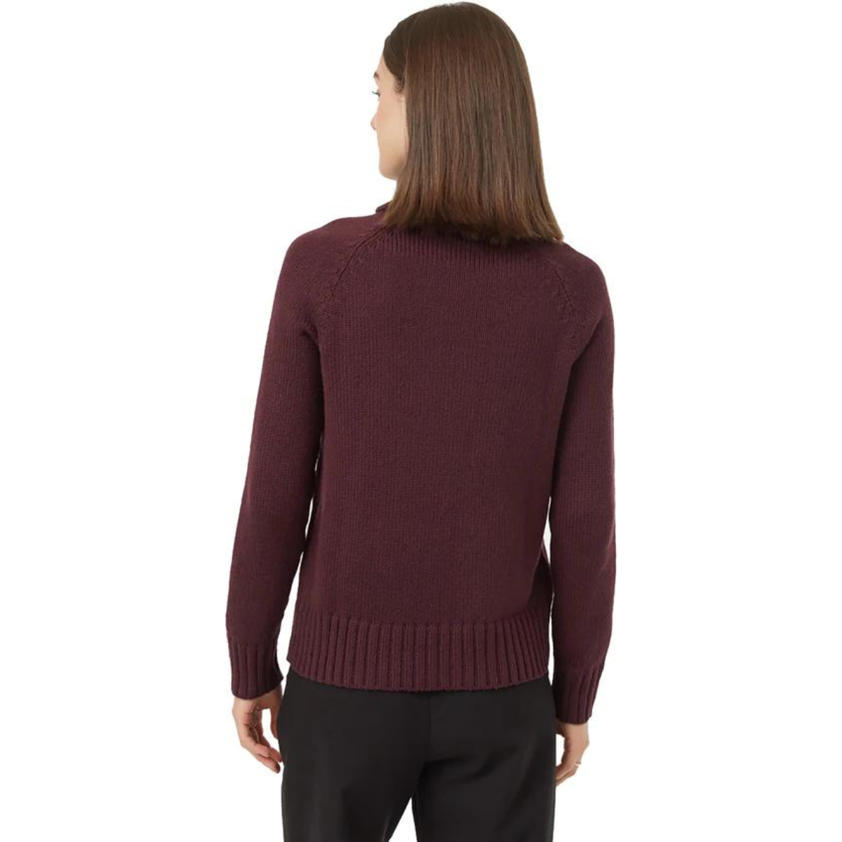 Tentree Chandail Highline Wool Turtleneck - Femme tcw5897 mulberry