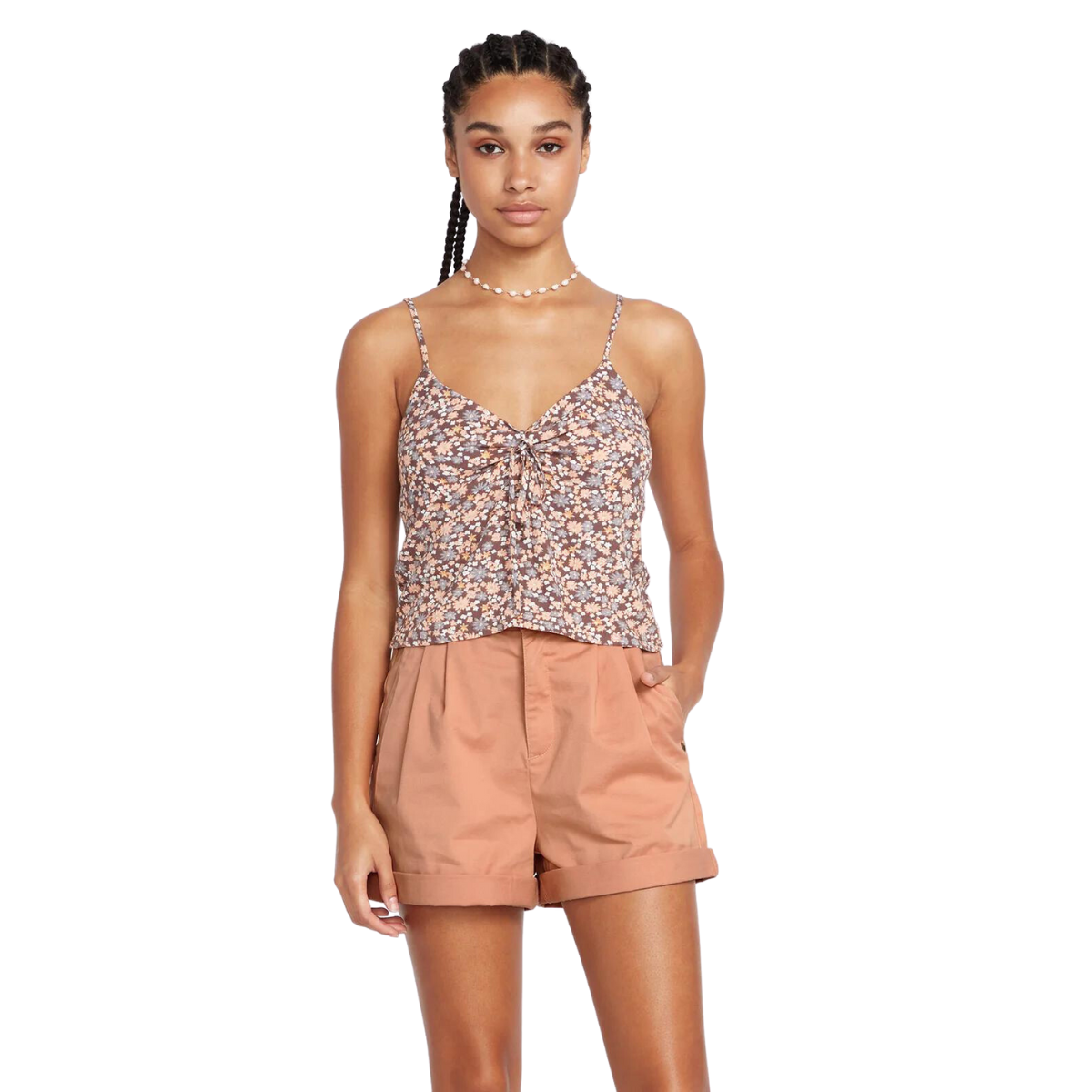 Volcom Short Frochickie Trouser - Femme b0912300 - CLAY