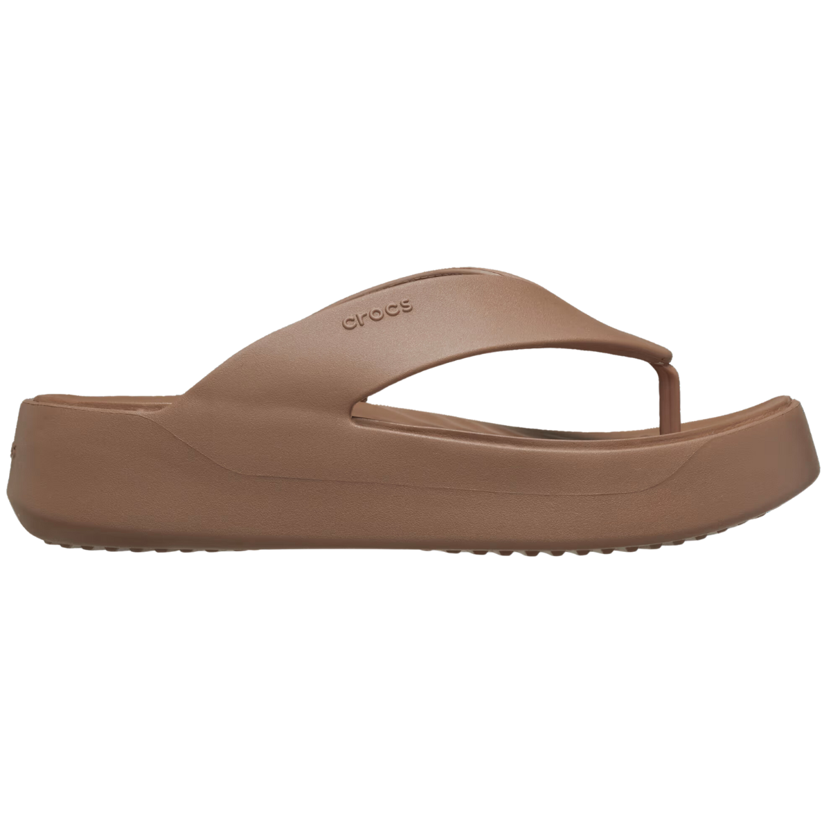 Crocs Sandale Getaway Platform Flip - Femme 209410 - LATTE
