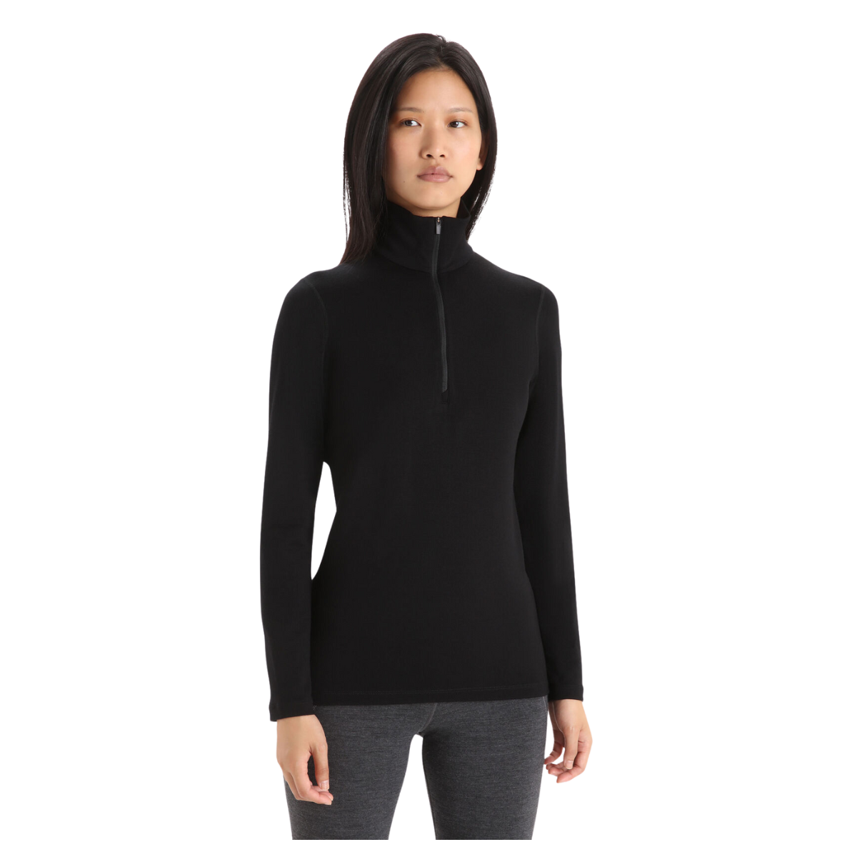 ibb04390
Icebreaker Chandail 1/2 Zip Mérino 260 - Femme - BLACK