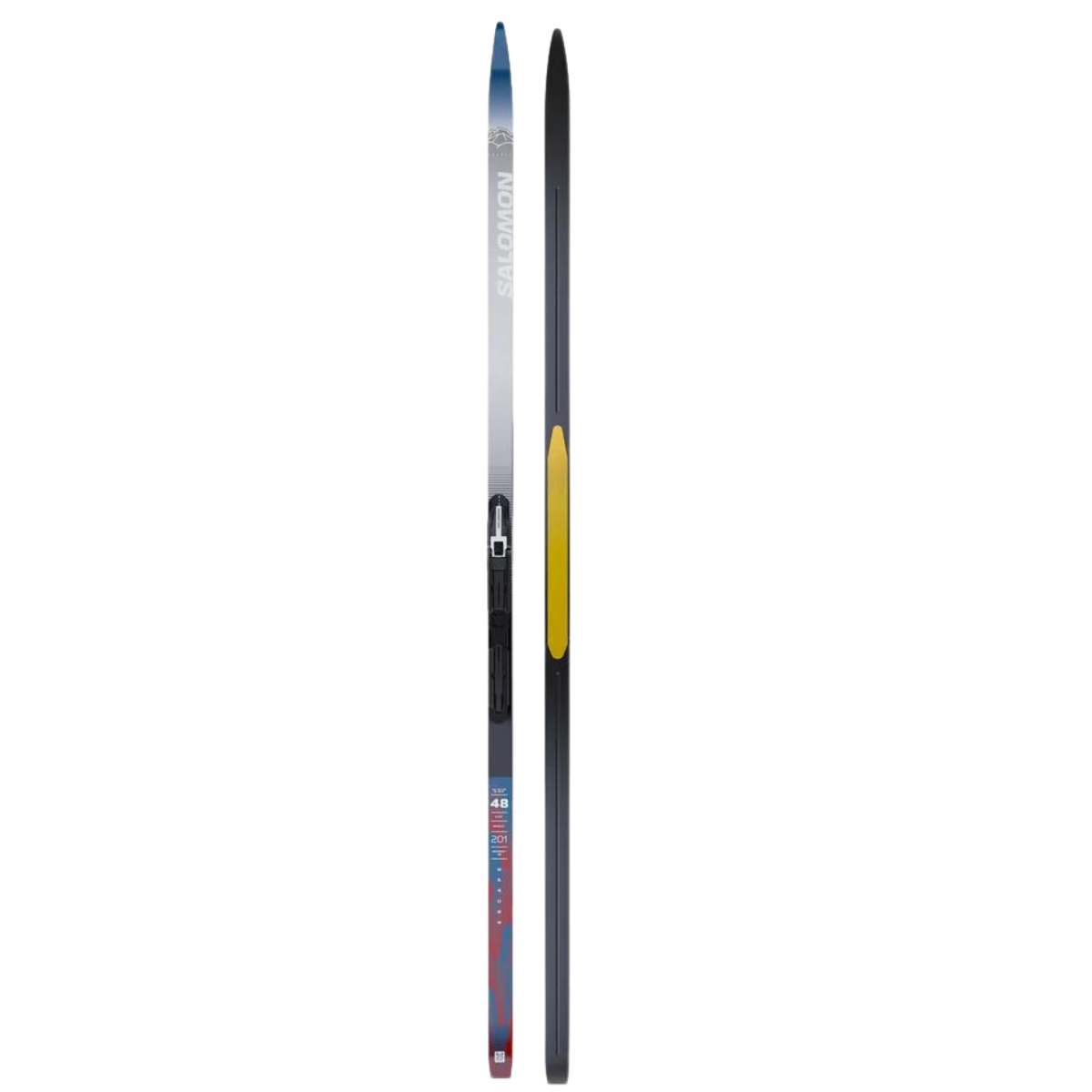 Salomon Skis De Fond Escape 48 E Skin+ Fixations Prolin… l473742pm noir