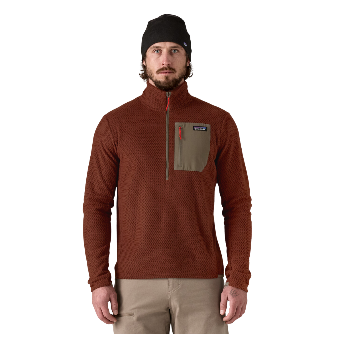 40246
Patagonia Chandail À Manches Longues R1 Air Zip Neck - Homme - DRIED VANILLA