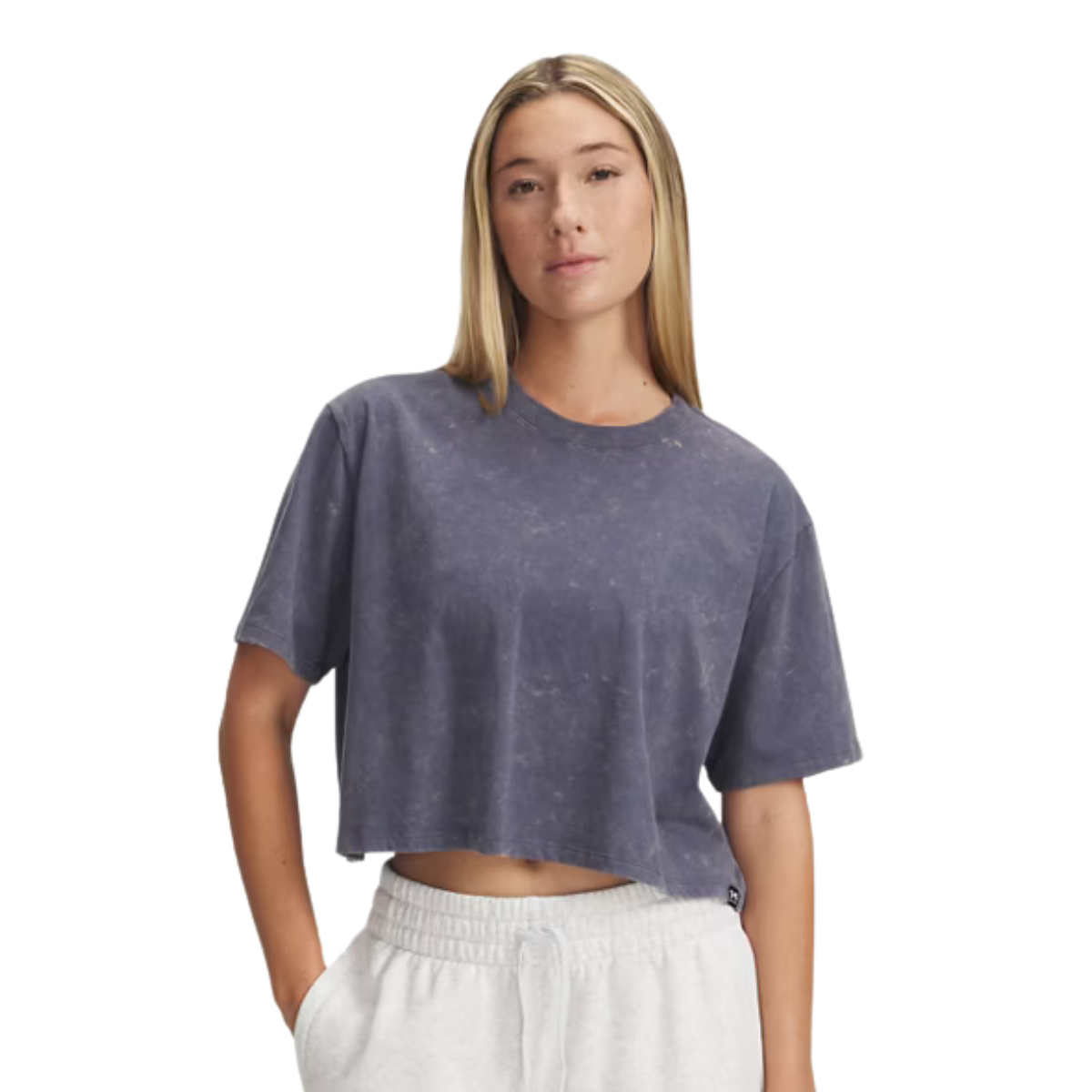 1389724
Under Armour T-Shirt Rival Wash - Femme - DOWNPOUR GRAY/WHITE