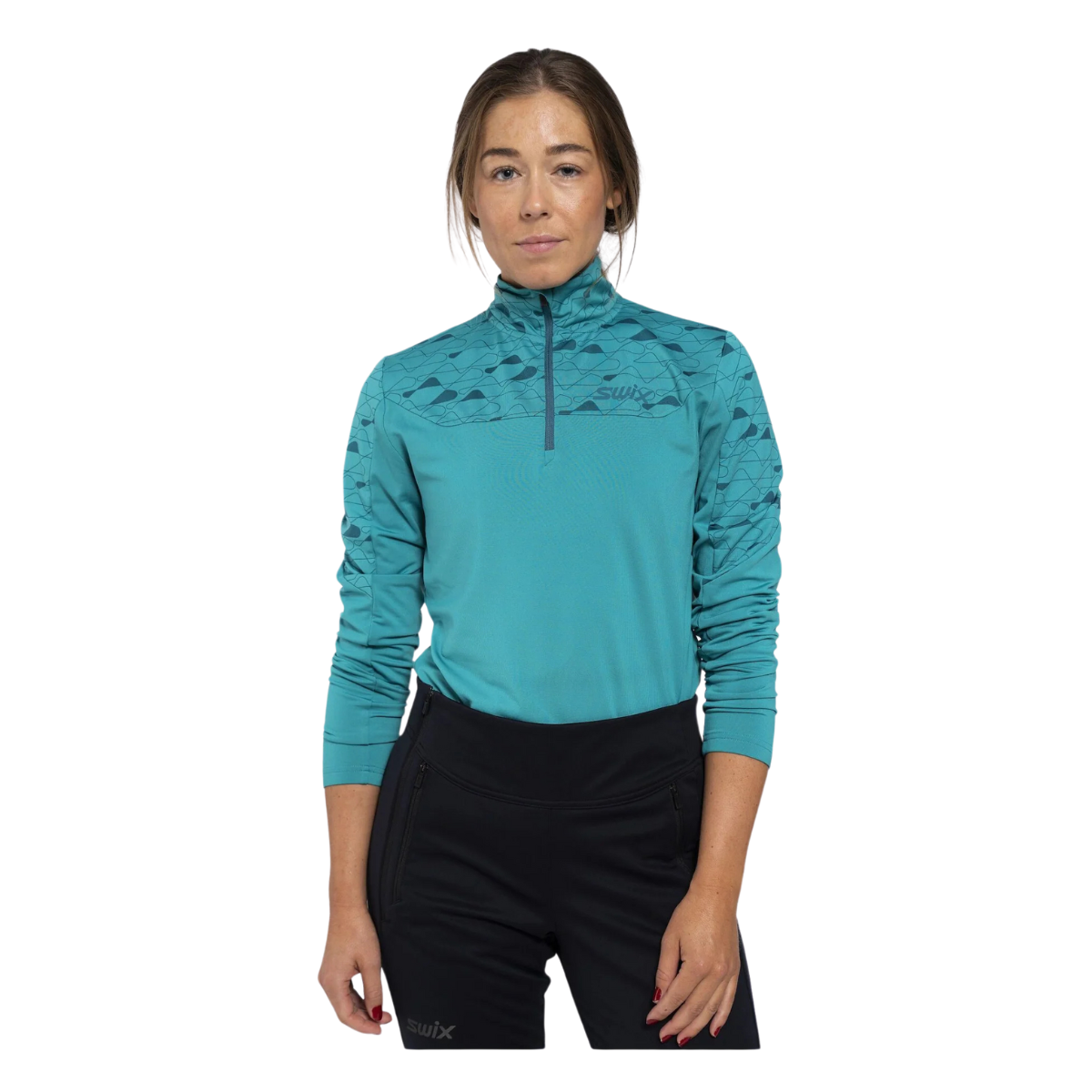 sw10154-24
Swix Chandail À Manches Longues Infinity Light 1/2 Zip - Femme - TEAL DARK