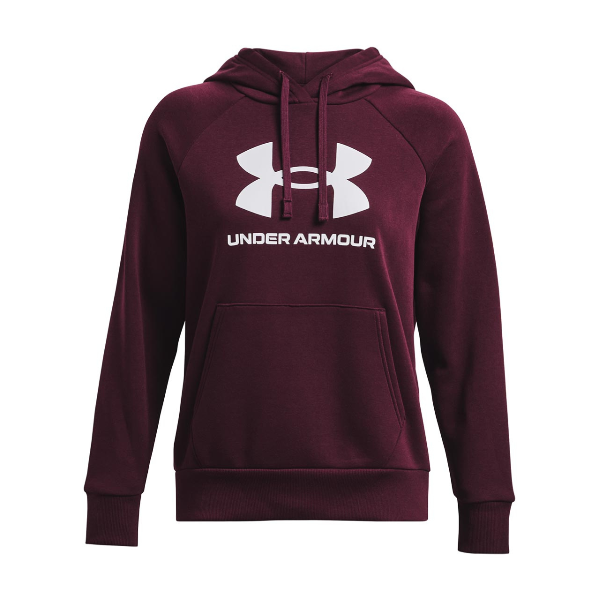 Under Armour Chandail À Capuchon Rival Fleece Big Logo - Femme 1379501 DARK MAROON/WHITE
