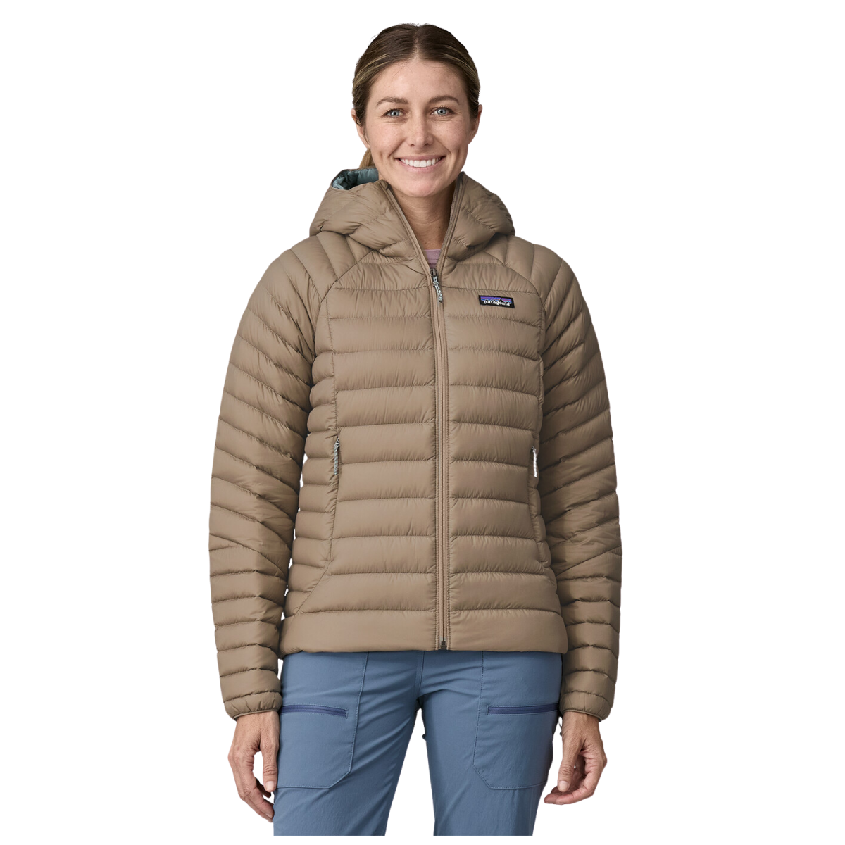 84712
Patagonia Veste À Capuchon Down Sweater - Femme - GRIS OISEAU DE MER