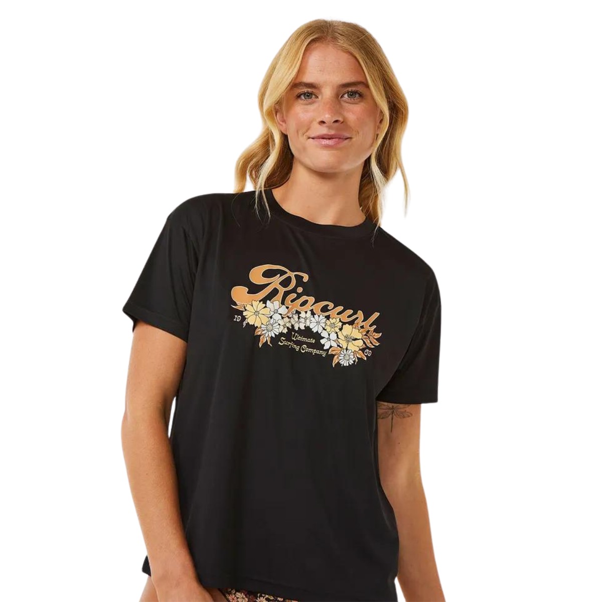 Rip Curl T-Shirt Rash Guard Sea of Dreams Relaxed UPF - Femme