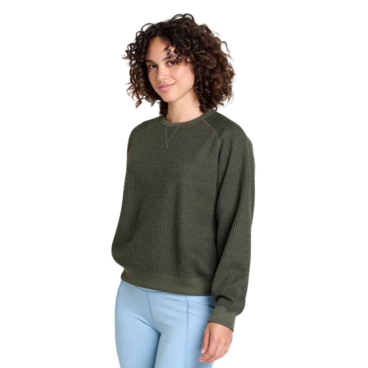 t1241414 Toad&Co Chandail À Manches Longues Bitterroot Pullover -Femme - OLIVE
