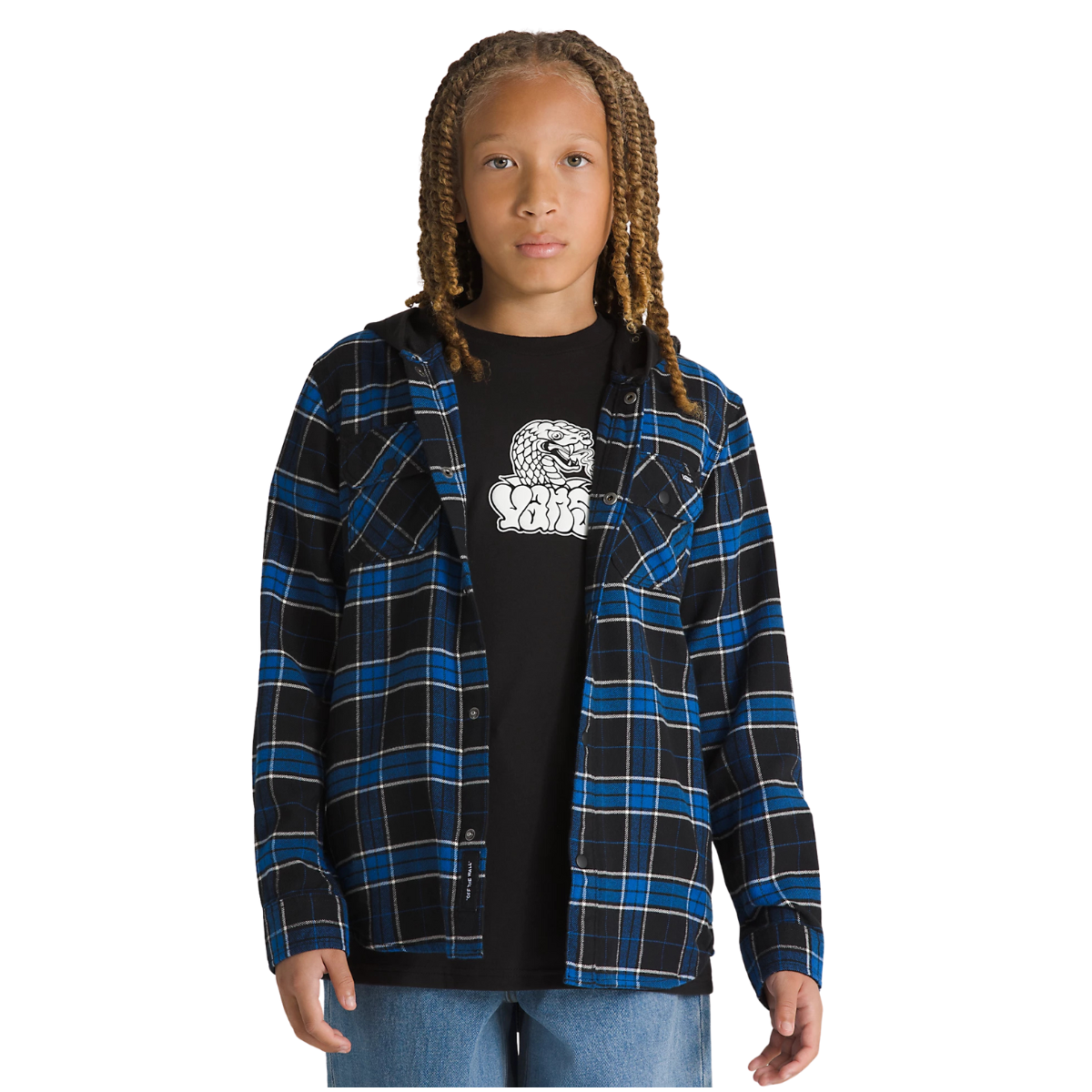vn0a4rxb
Vans Chemise À Manches Longues ET Capuchon Parkway II- Enfant - BLACK/TRUE BLUE