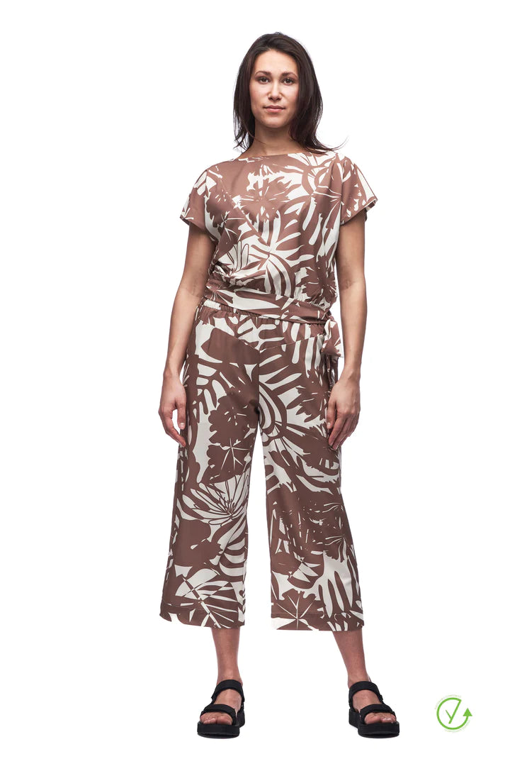 Indyeva Pantalon Epesi II - Femme indb0001 - MOUSSE BOTANICAL PRINT