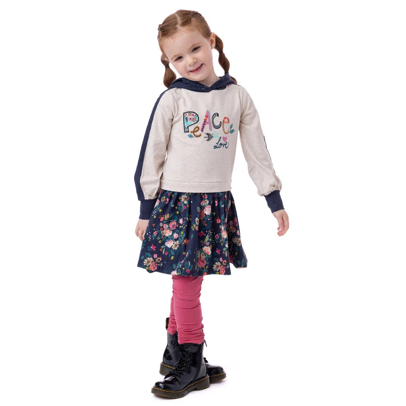 Nanö Tunique À Capuchon 2-6 Ans - Enfant f2406-01-2 - BEIGE CHINÉ