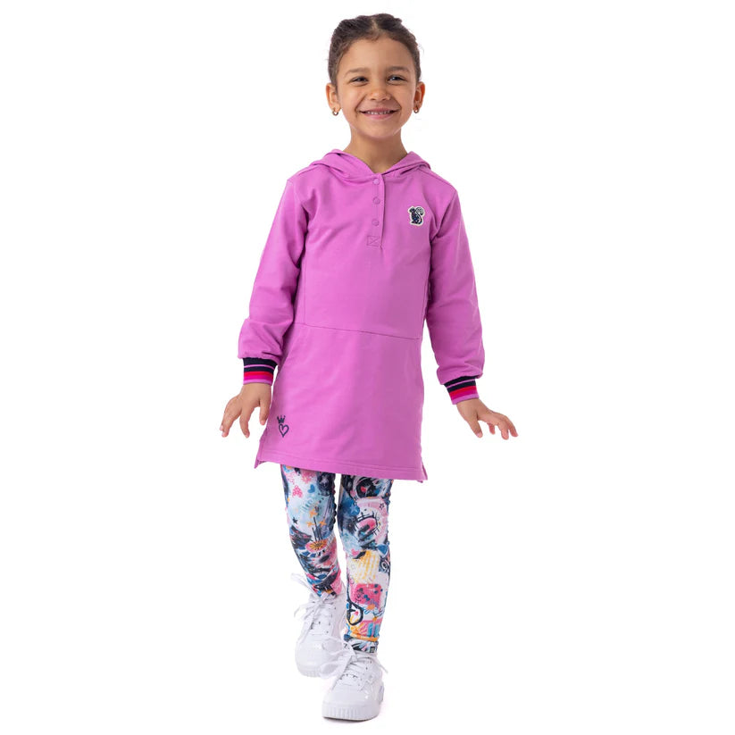 Nanö Tunique À Capuchon 2-6 Ans - Enfant f2408-03-2 - ROSE