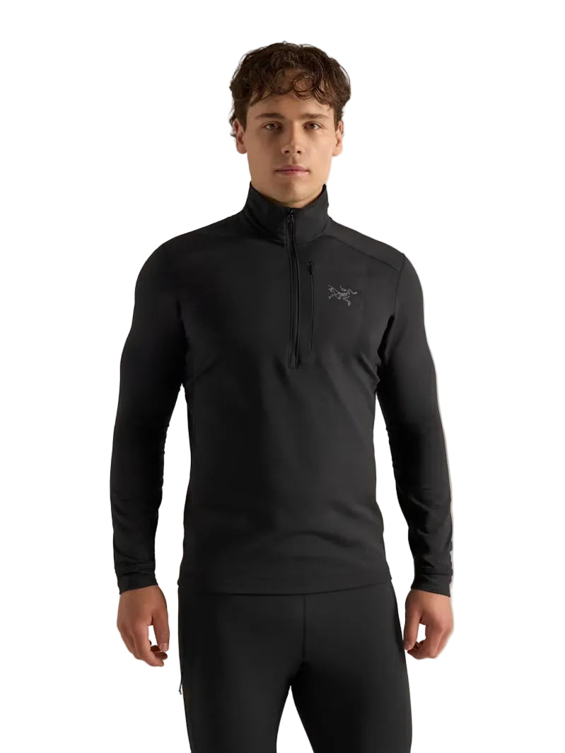 x000009425
ARC'TERYX CHANDAIL À MANCHES LONGUES RHO LT ZIP NECK - HOMME - NOIR