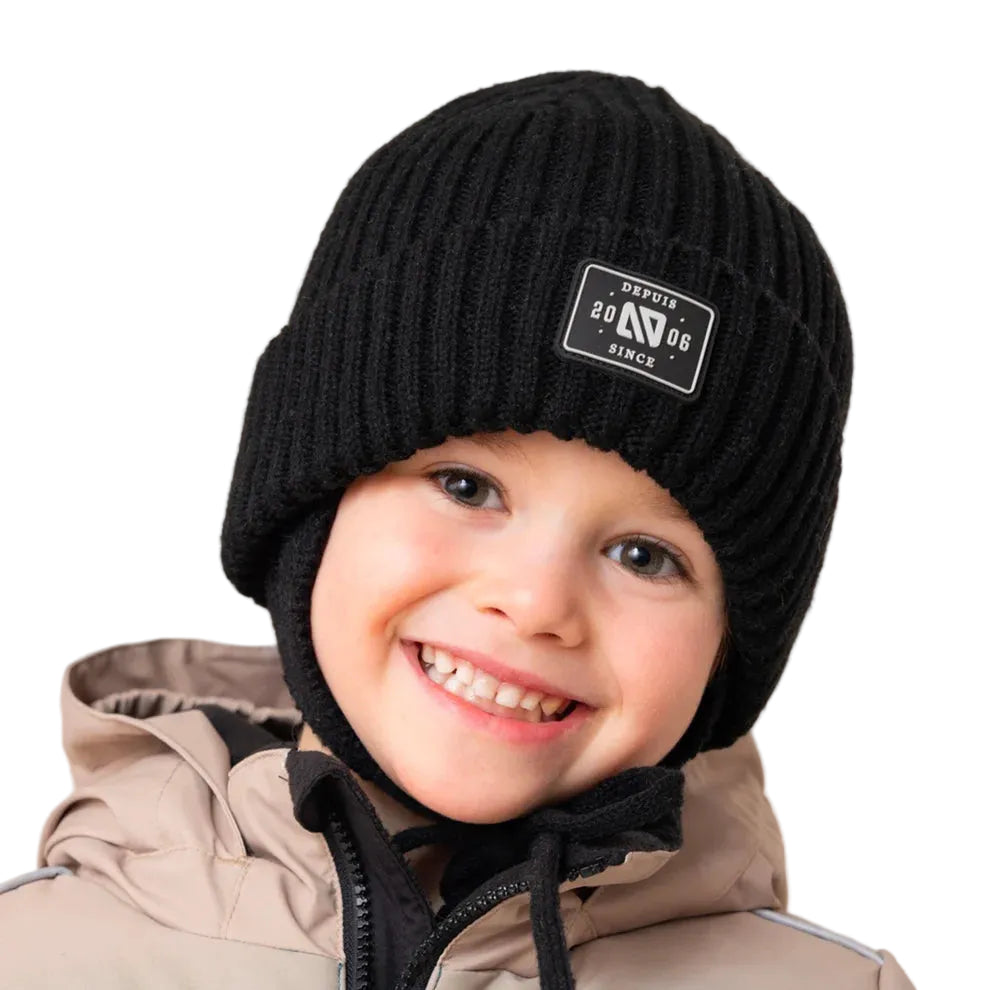 f26tu209
NANÖ TUQUE TRICOT SIMON 3-6 ANS- ENFANT - NOIR