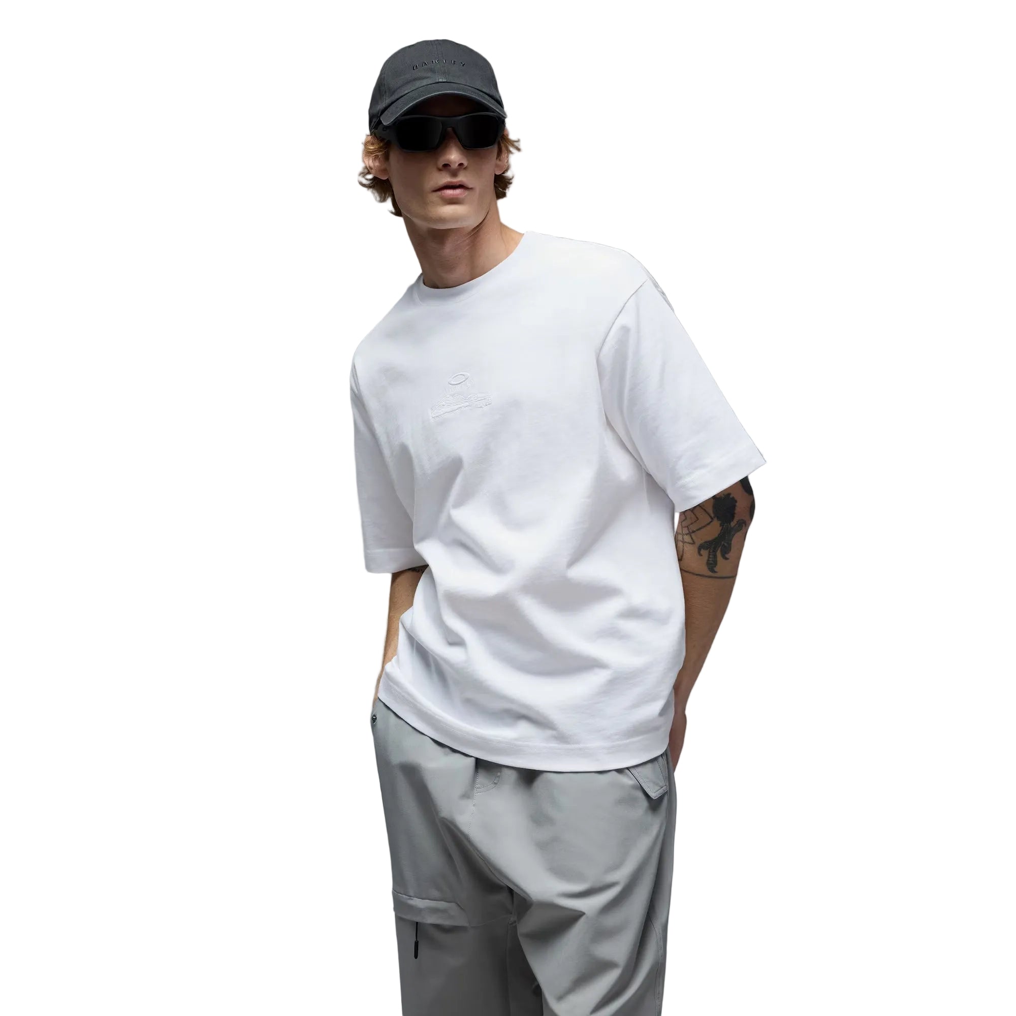 foa407934
OAKLEY T-SHIRT MTN RIDGE EMBROIDERED - HOMME - WHITE