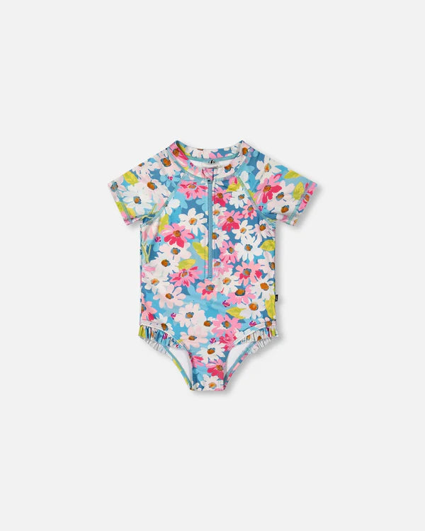 Deux Par Deux Une Pièce Swimsuit 7 Ans - Enfant