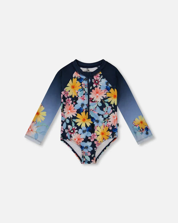 Deux Par Deux Une Pièce À Manches Longues Rashguard - 3-5 Ans - Enfant