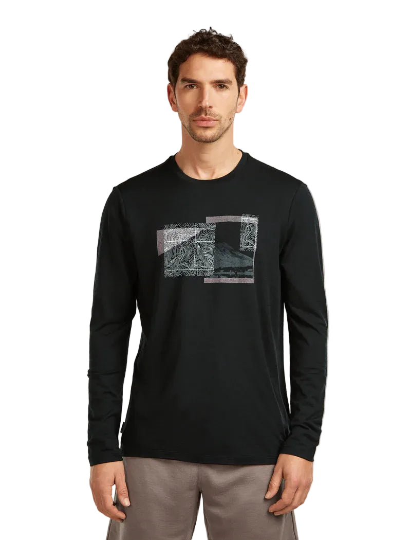 ib0a57ft
ICEBREAKER CHANDAIL À MANCHES LONGUES MERINO 150 TECH LITE - HOMME - BLACK
