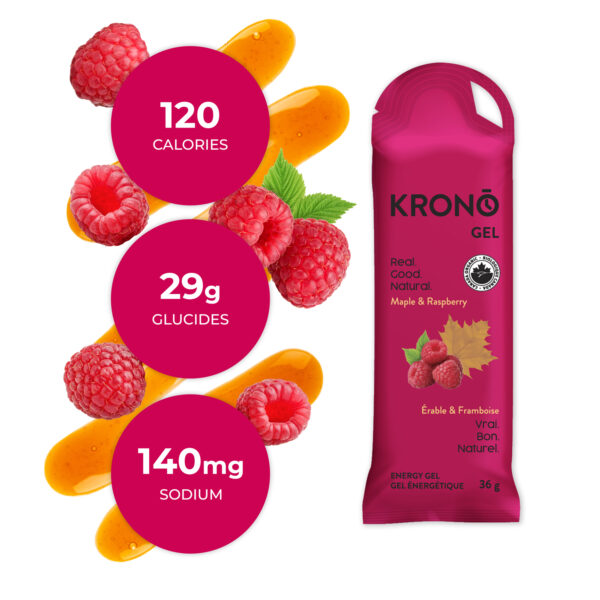 Krono Gels Énergétiques Érable Et Framboise