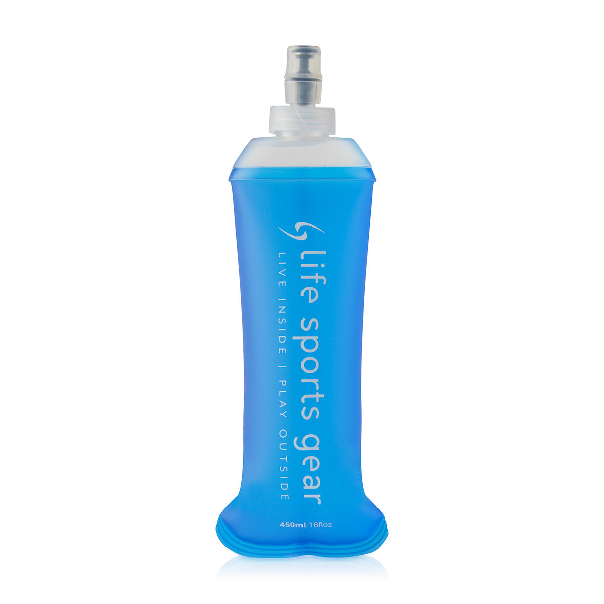 Life Sports Gear Bouteille Compressible 450 ML ls-sfbottle450 - BLEU