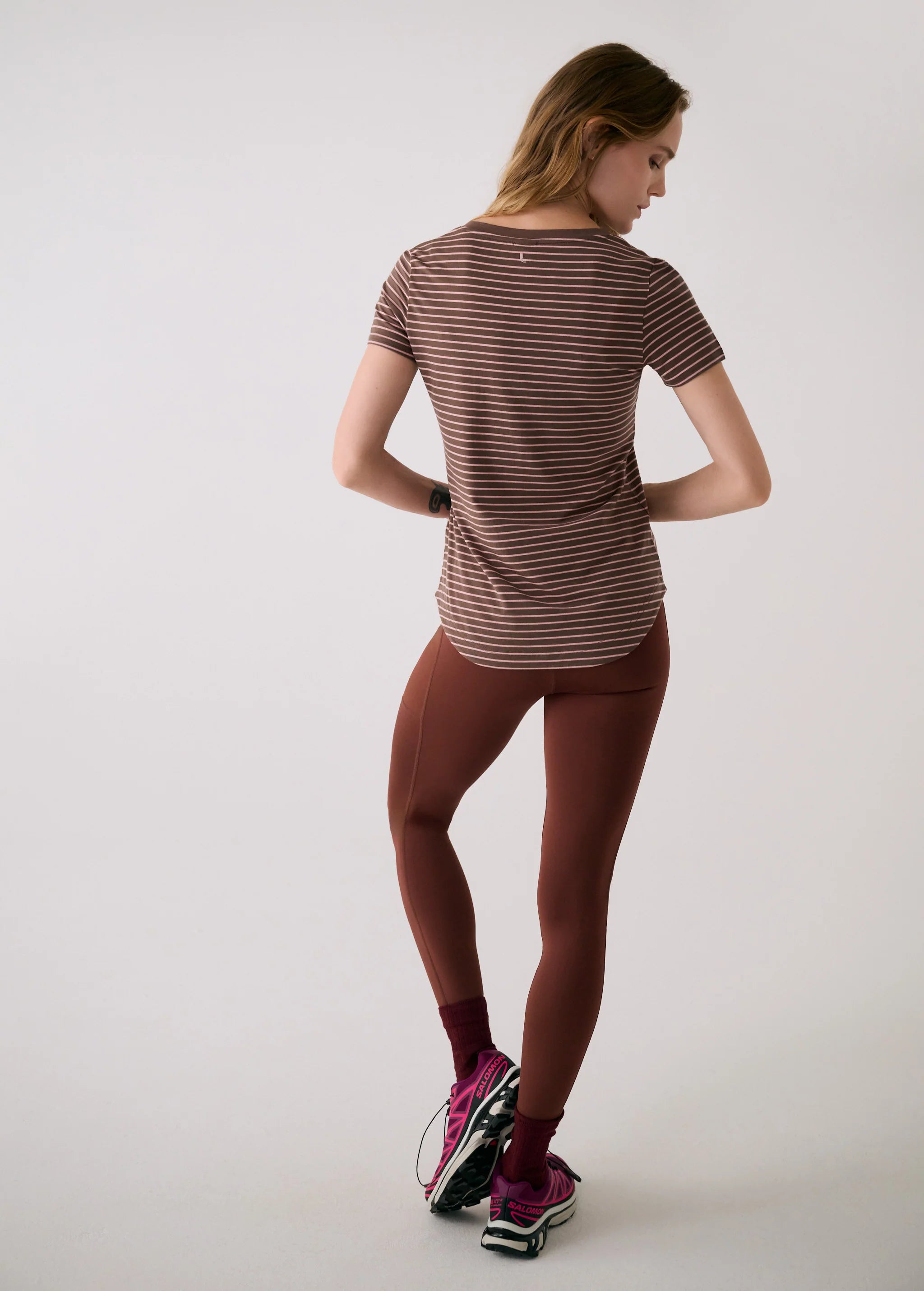 Lolë T-Shirt Dynamic V-Neck - Femme