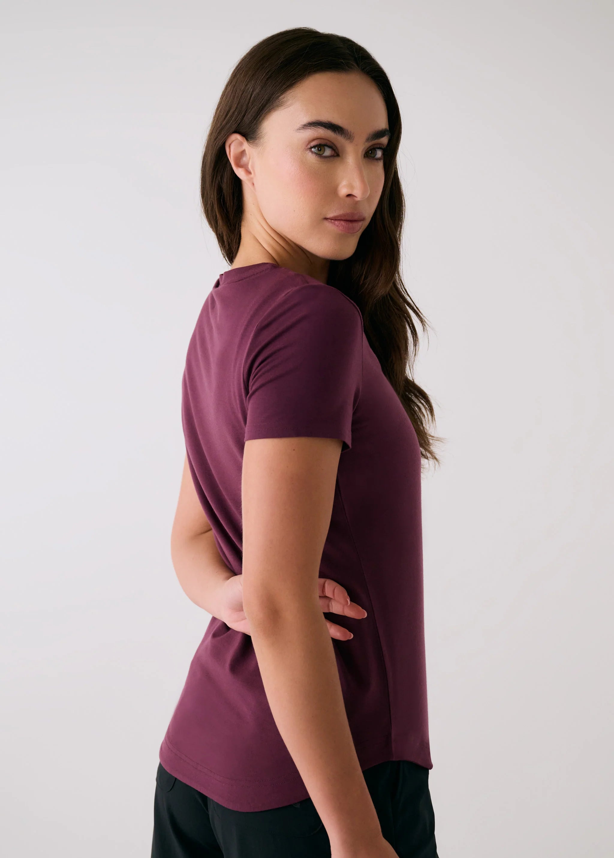 Lolë T-Shirt Dynamic V-Neck - Femme