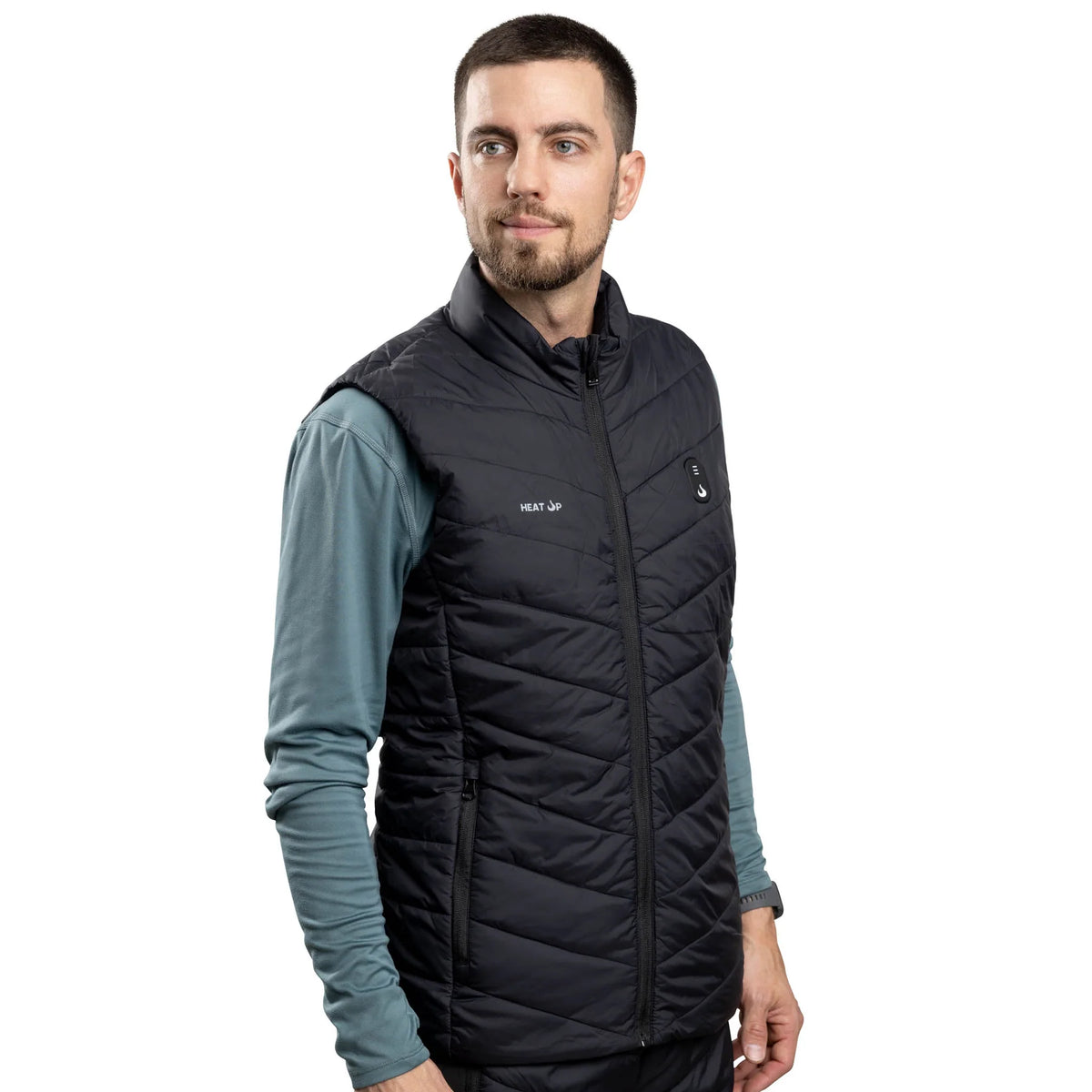 hu-vest2m
HEAT UP VESTE SANS MANCHES CHAUFFANTE 5V 10 000 mAh - HOMME - NOIR