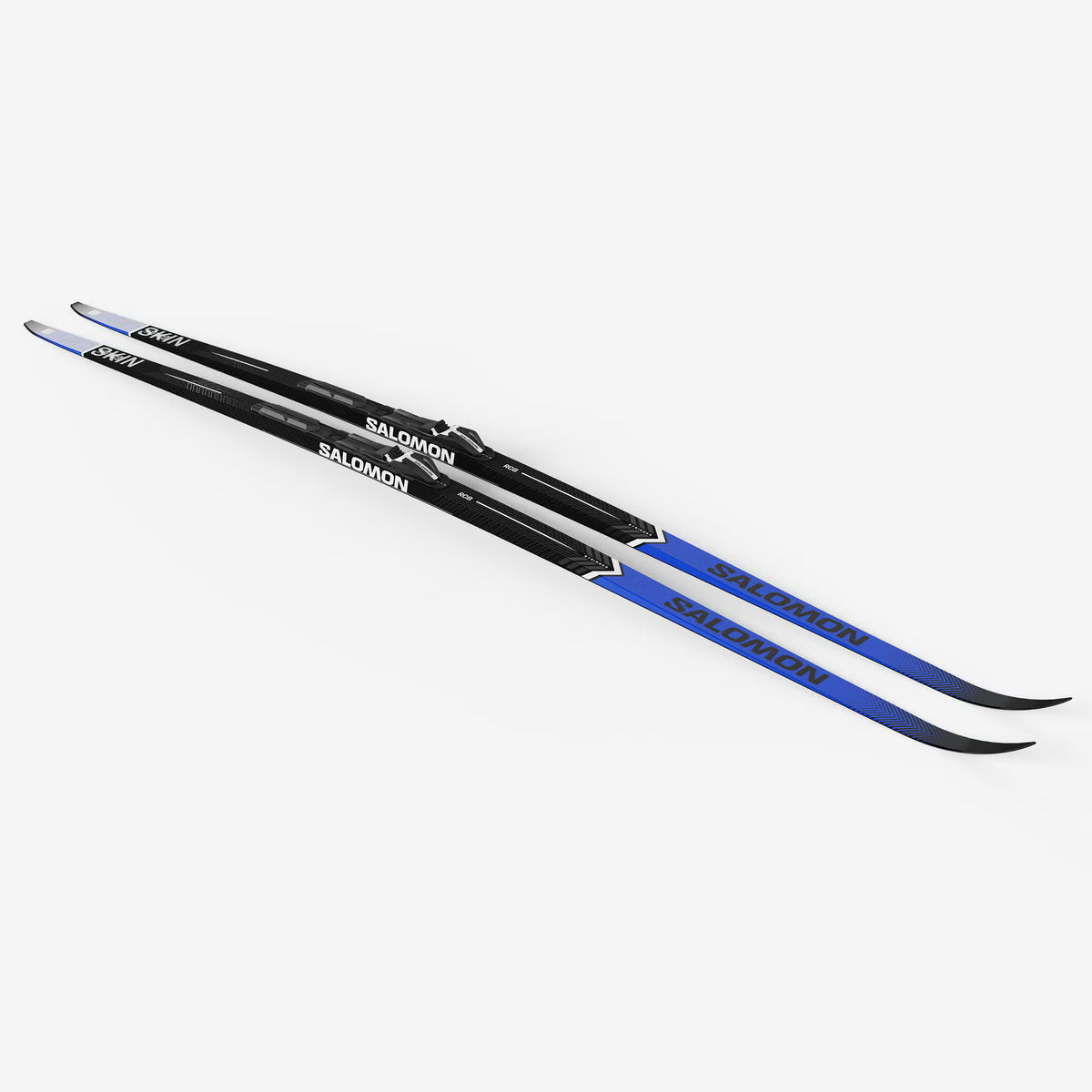 SALOMON SKIS DE FOND RC8 eSKIN MED + FIXATIONS SHIFT CLASSIC - UNISEXE